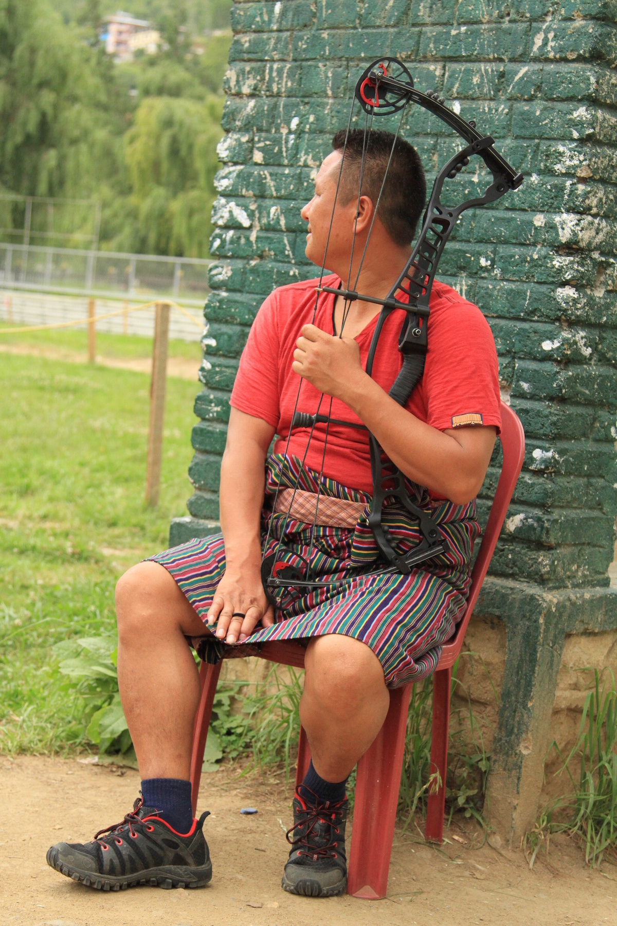 Archer resting Thimpu