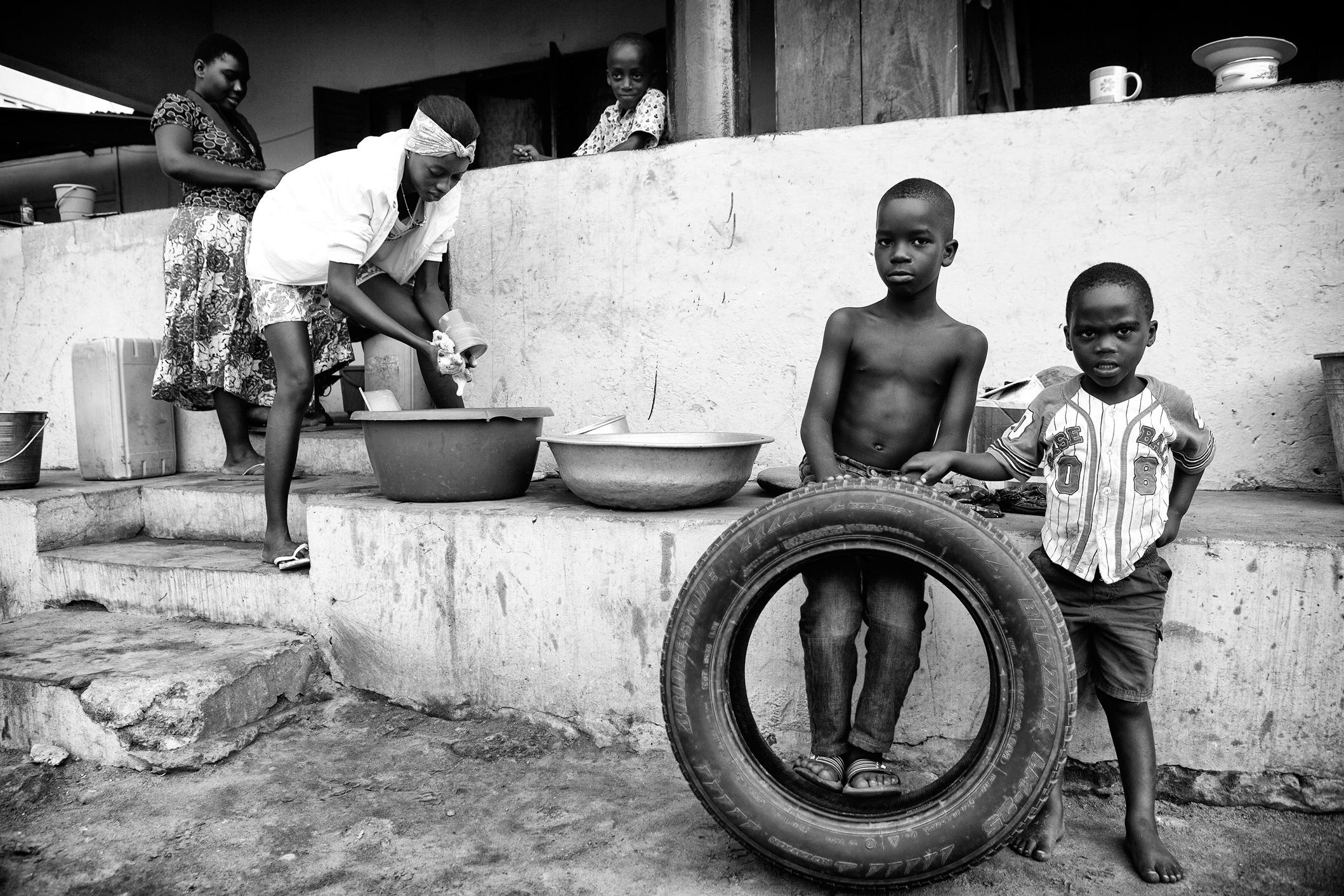 Curtains in Accra, Ghana
