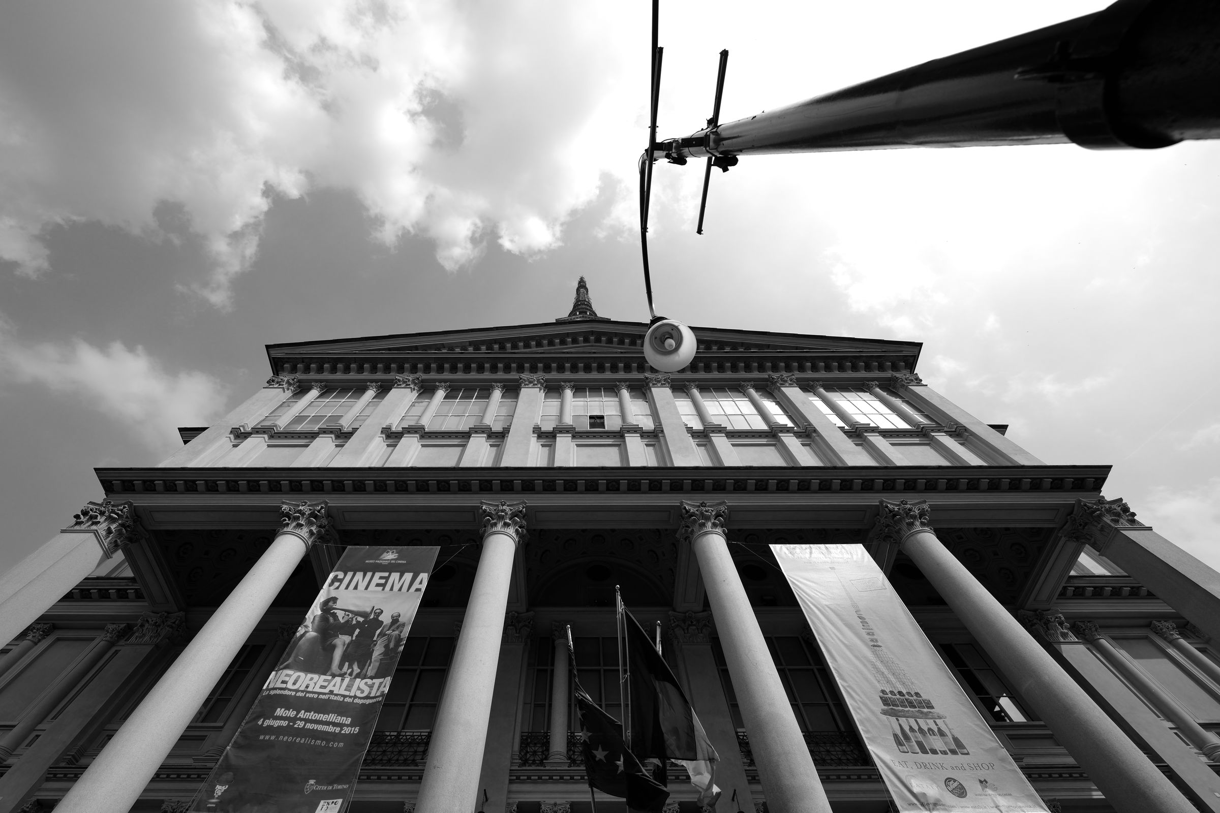 The lamp looks at me