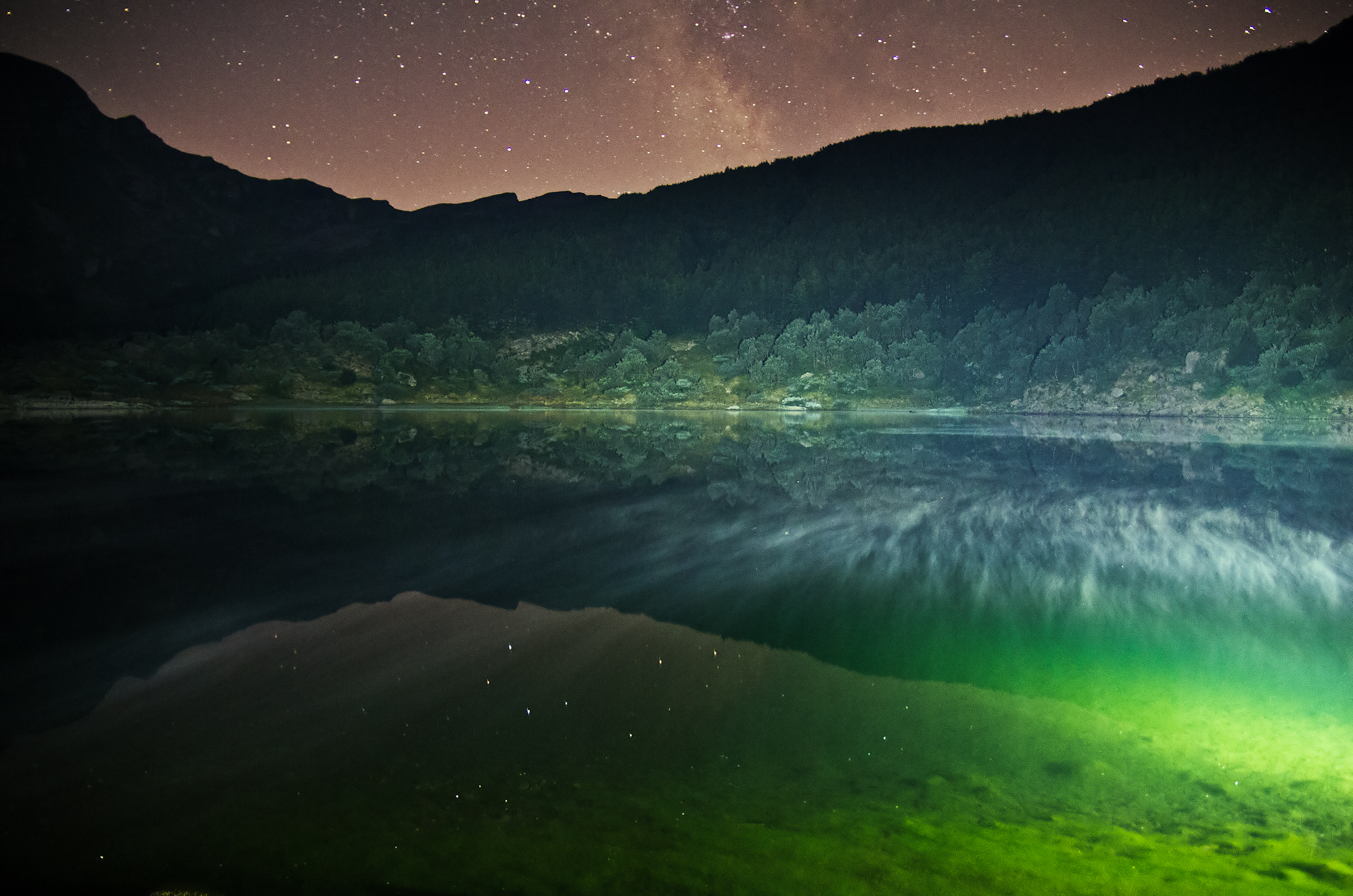 Notturno al lago Verde