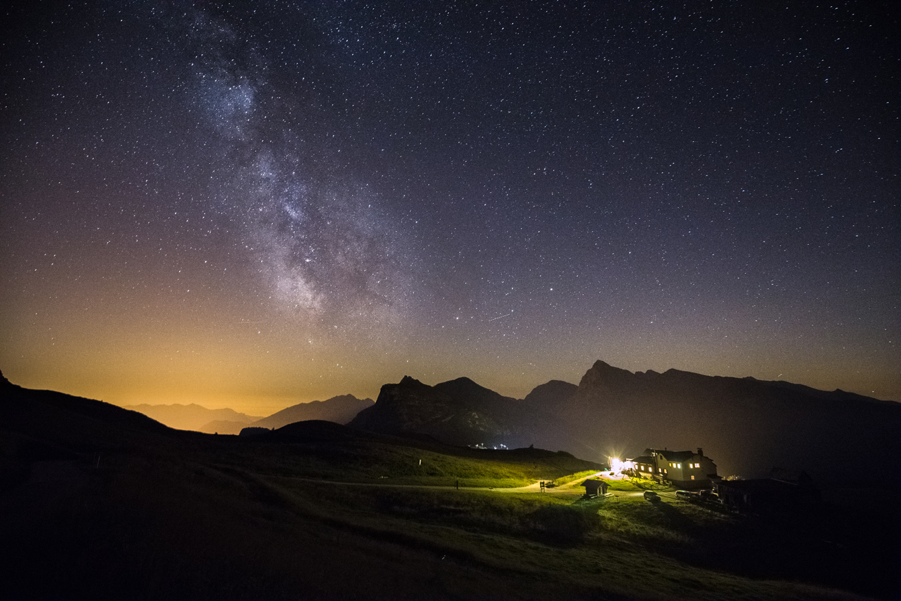 Nottata a Capanna Cervino
