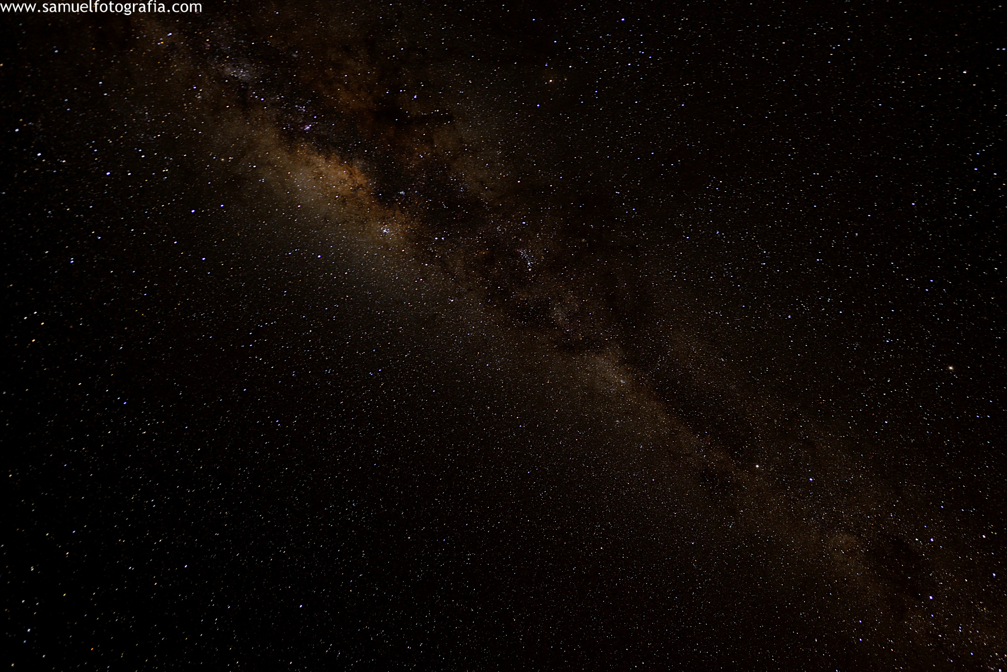 Via lattea in Namibia