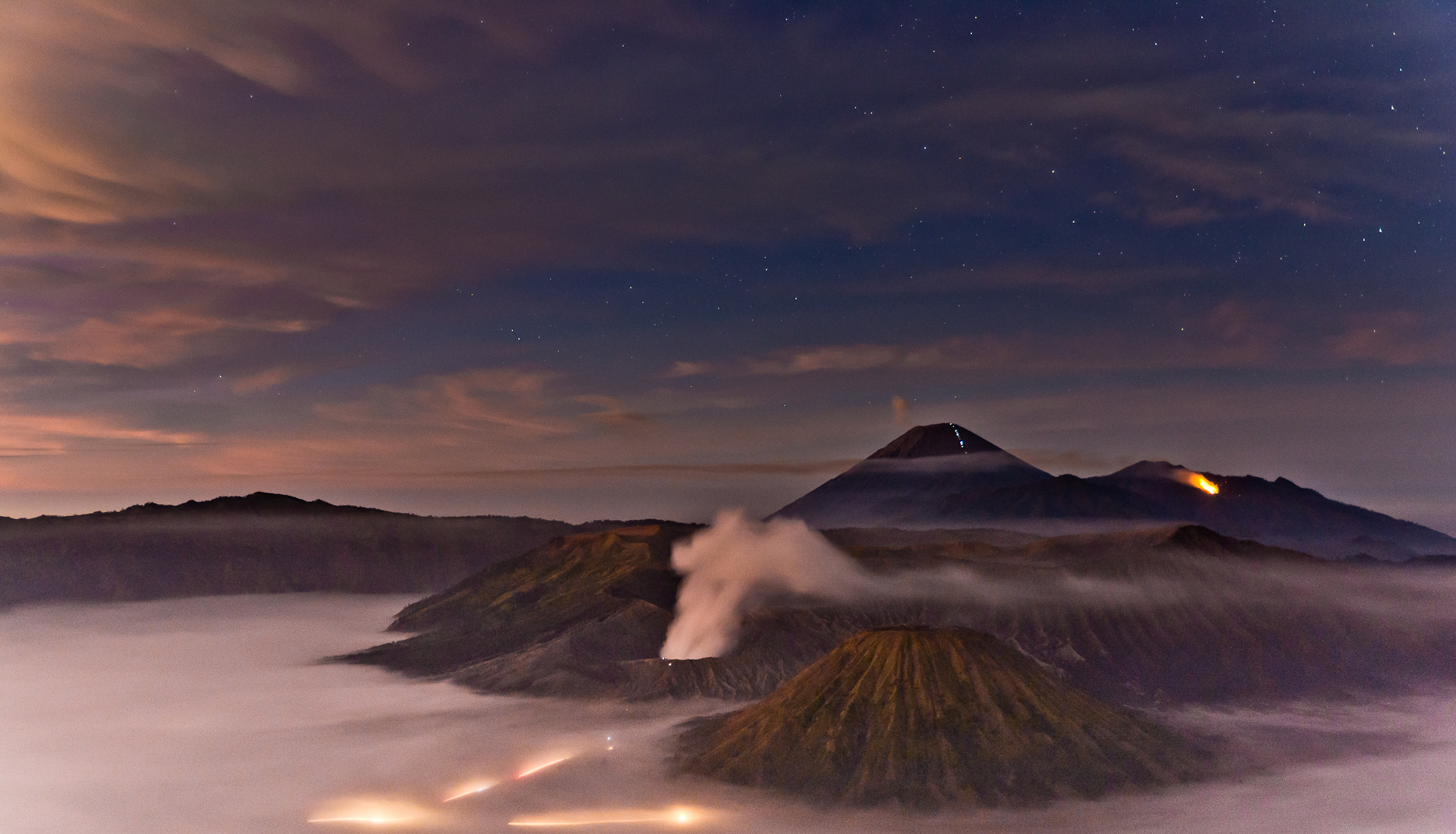 Stars and volcanoes