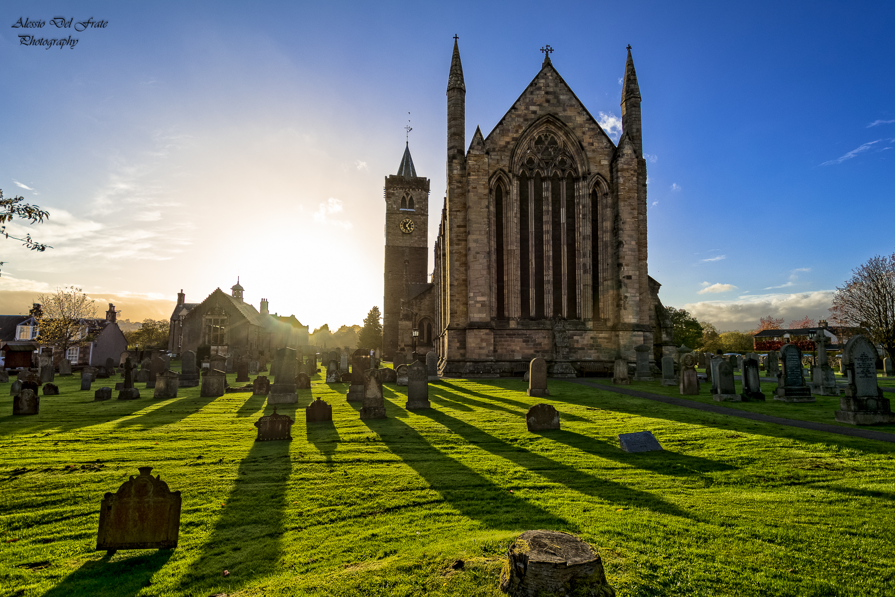 Sunset at the cathedral !!! Dunblane (Scotland)