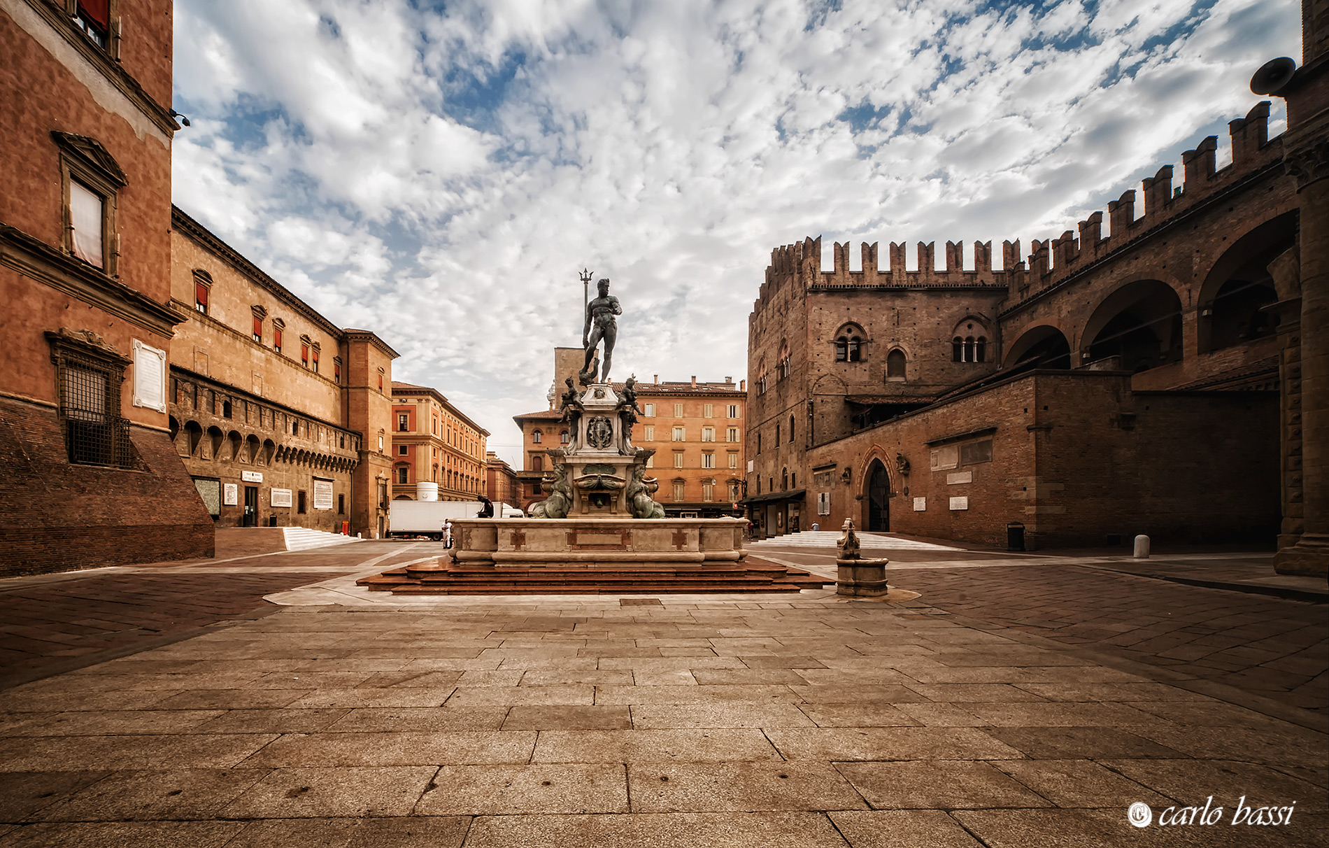 Bologna, la fontana del Nettuno