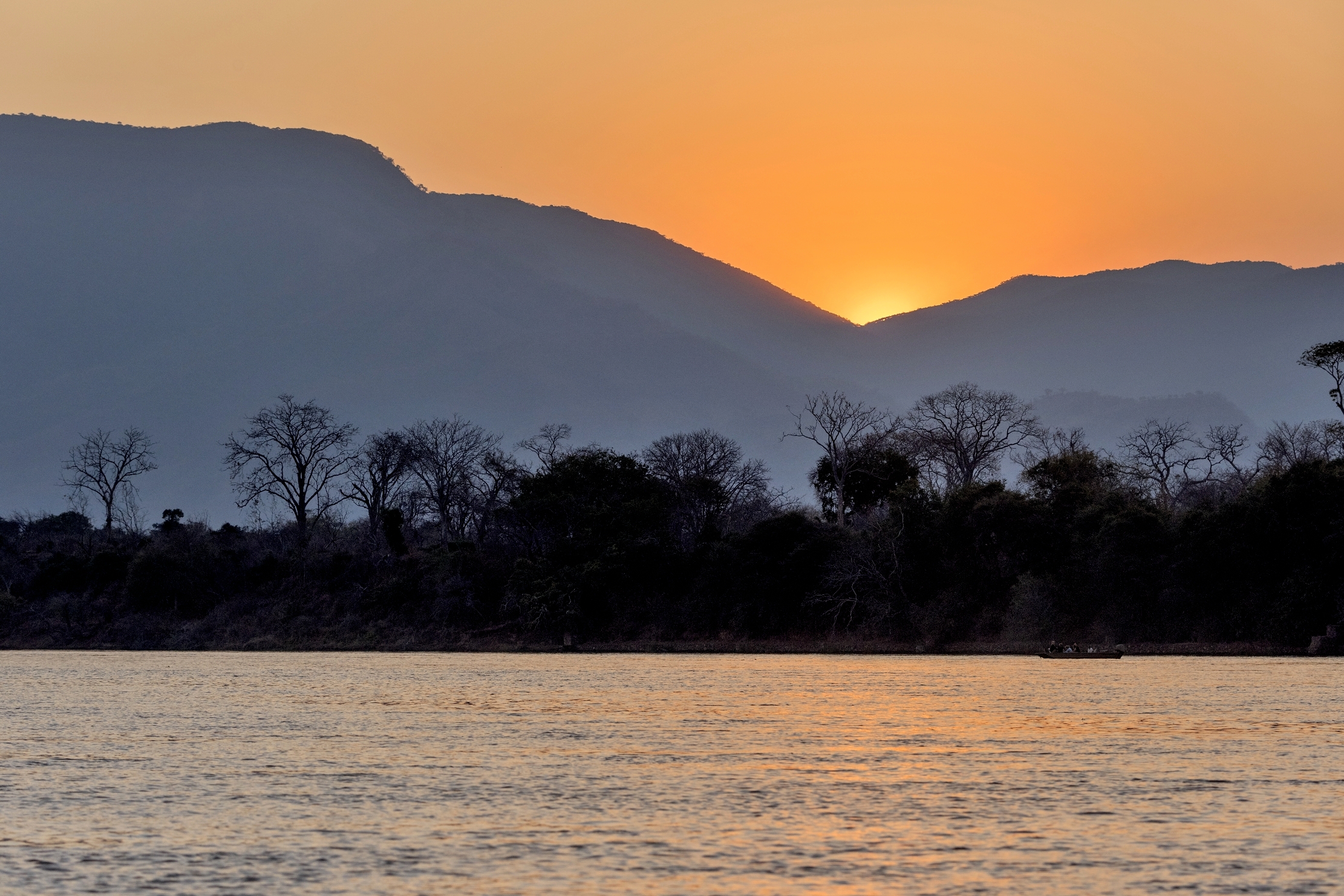 Zambia 2015 - Tramonto sullo Zambesi