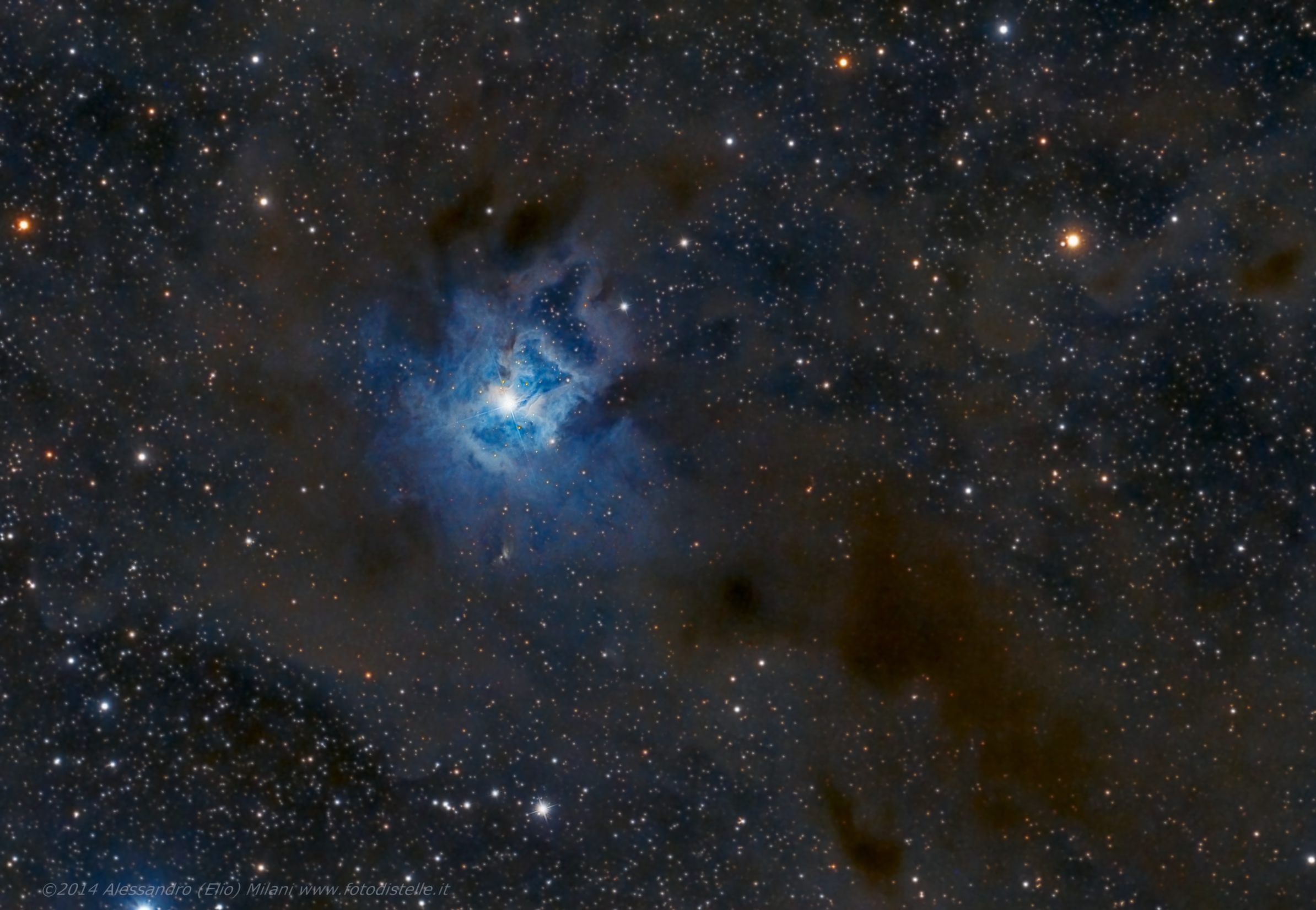 NGC 7023 Nebulosa Iris