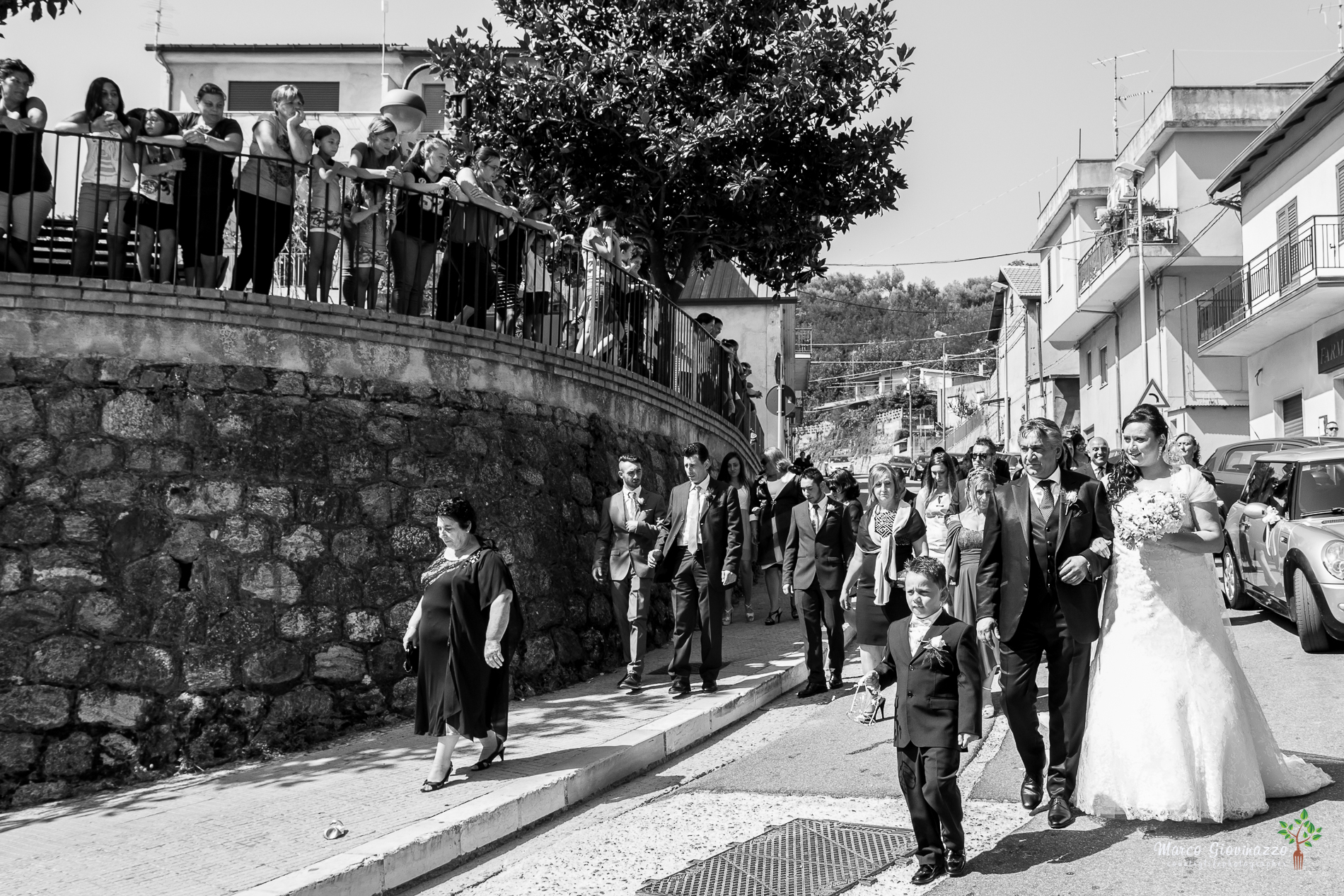 the arrival of the bride