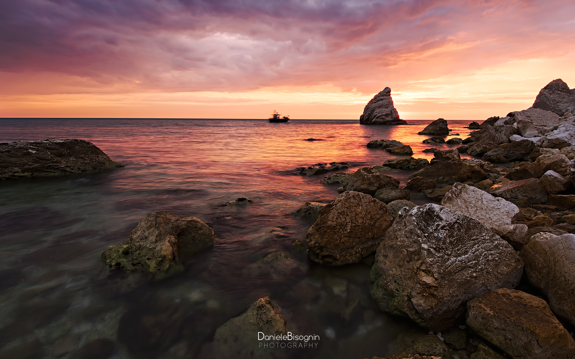 Sunrise on "La Vela"