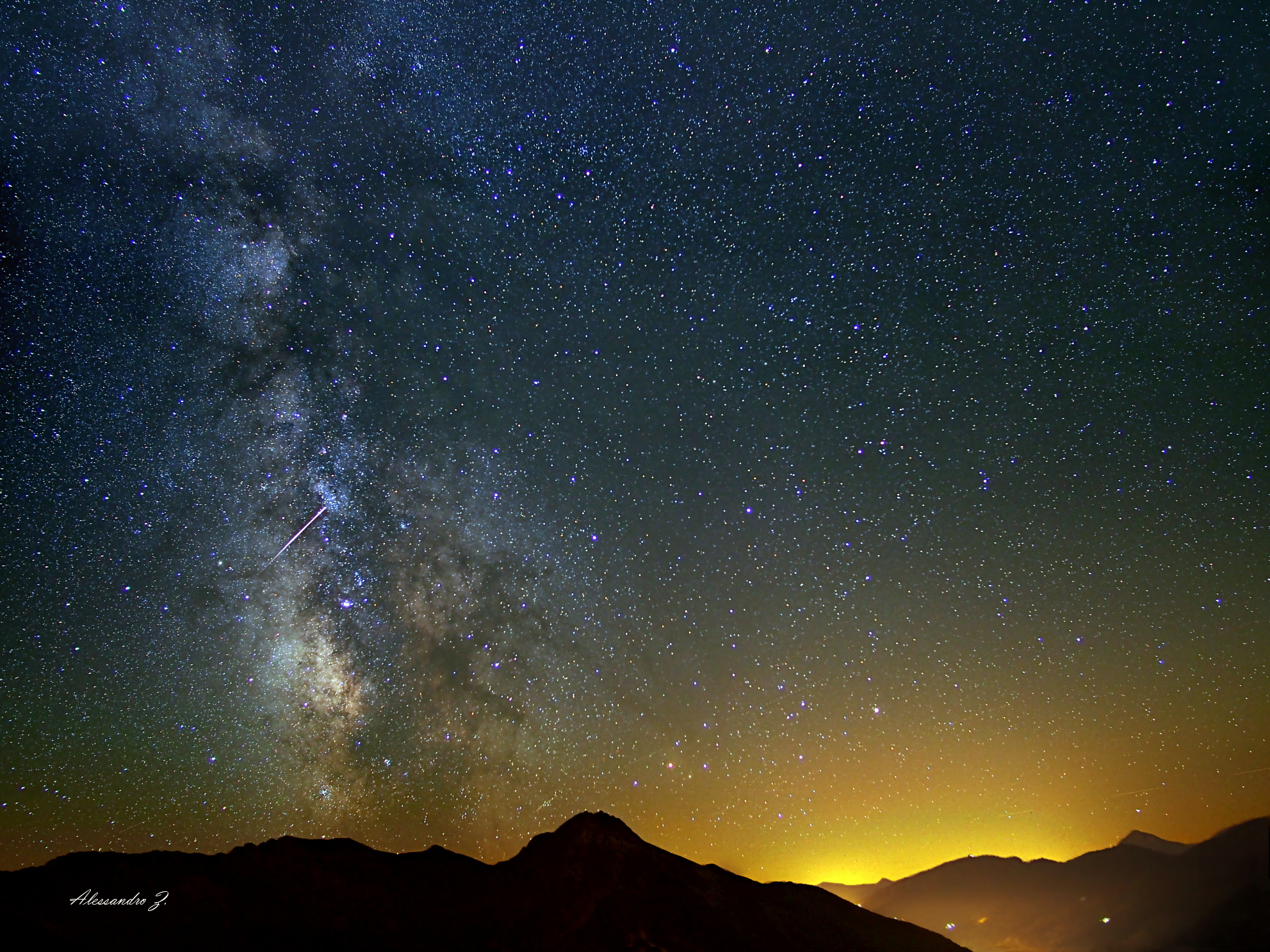 A tear still on the Milky Way ...