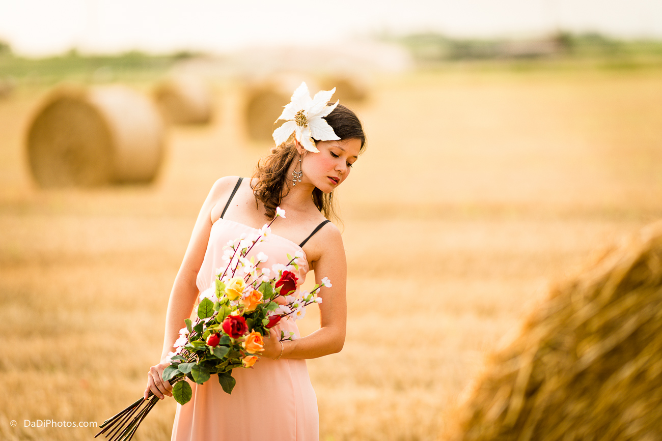 flowers and wheat