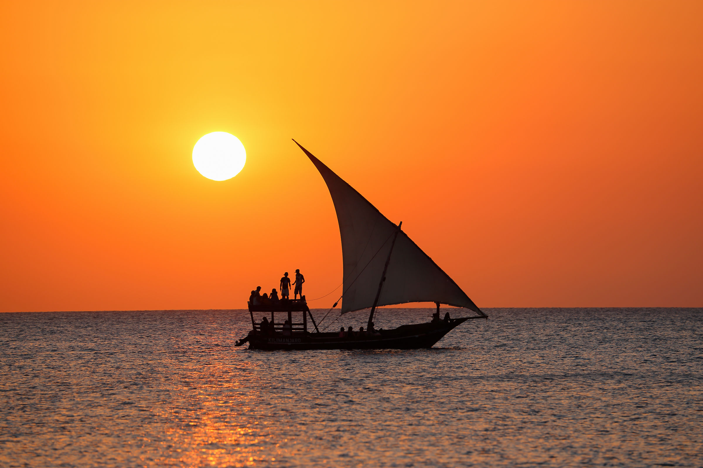 Tramonto e Zanzibar