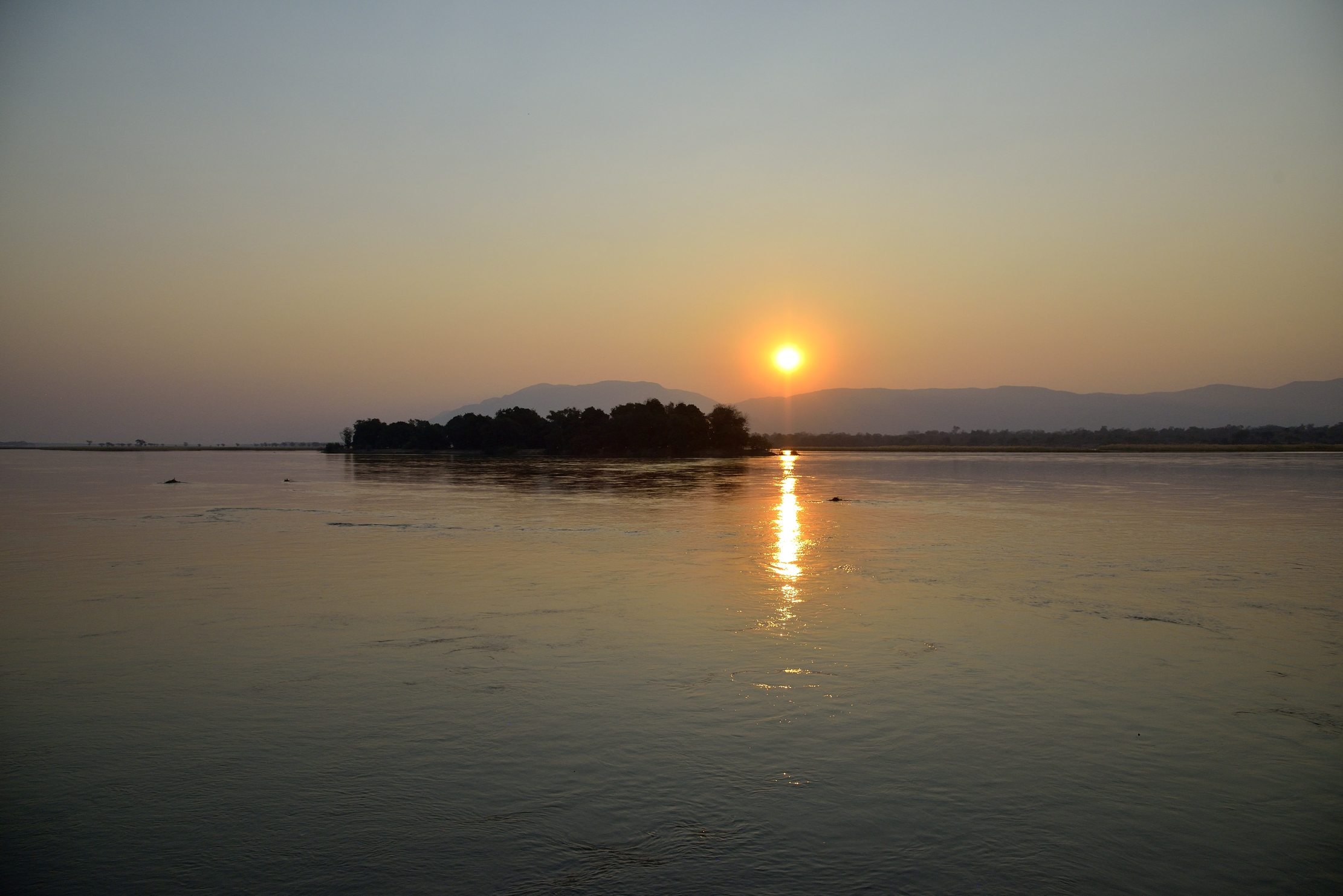 Zimbabwe 2015 - Tramonto sullo Zambesi