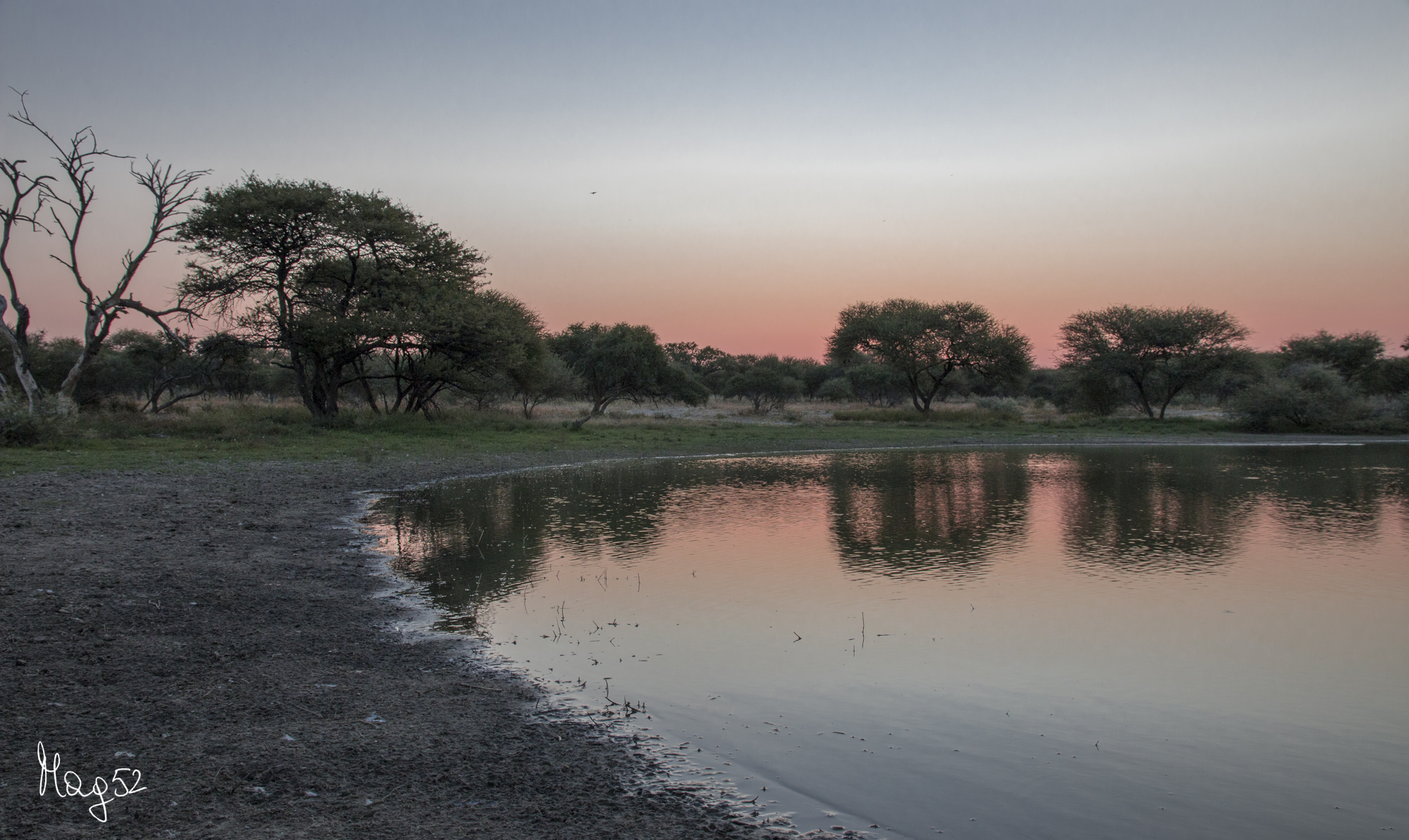 The dusk on the Chobe