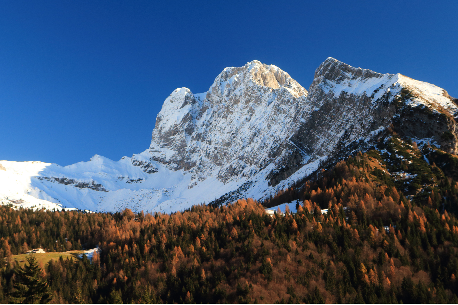 alta Valzurio - prima neve sulla Presolana ovest