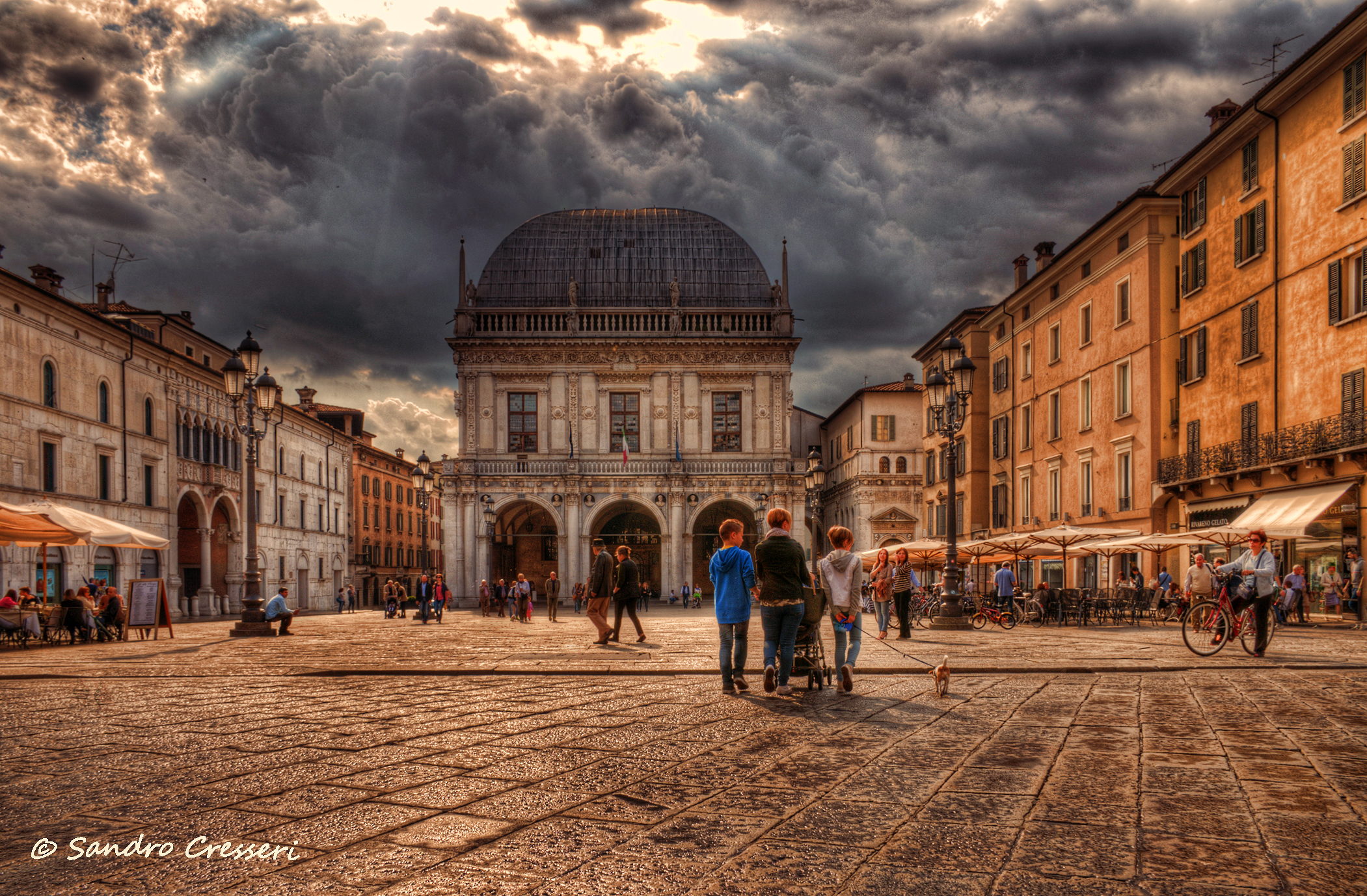 Piazza Loggia sketch