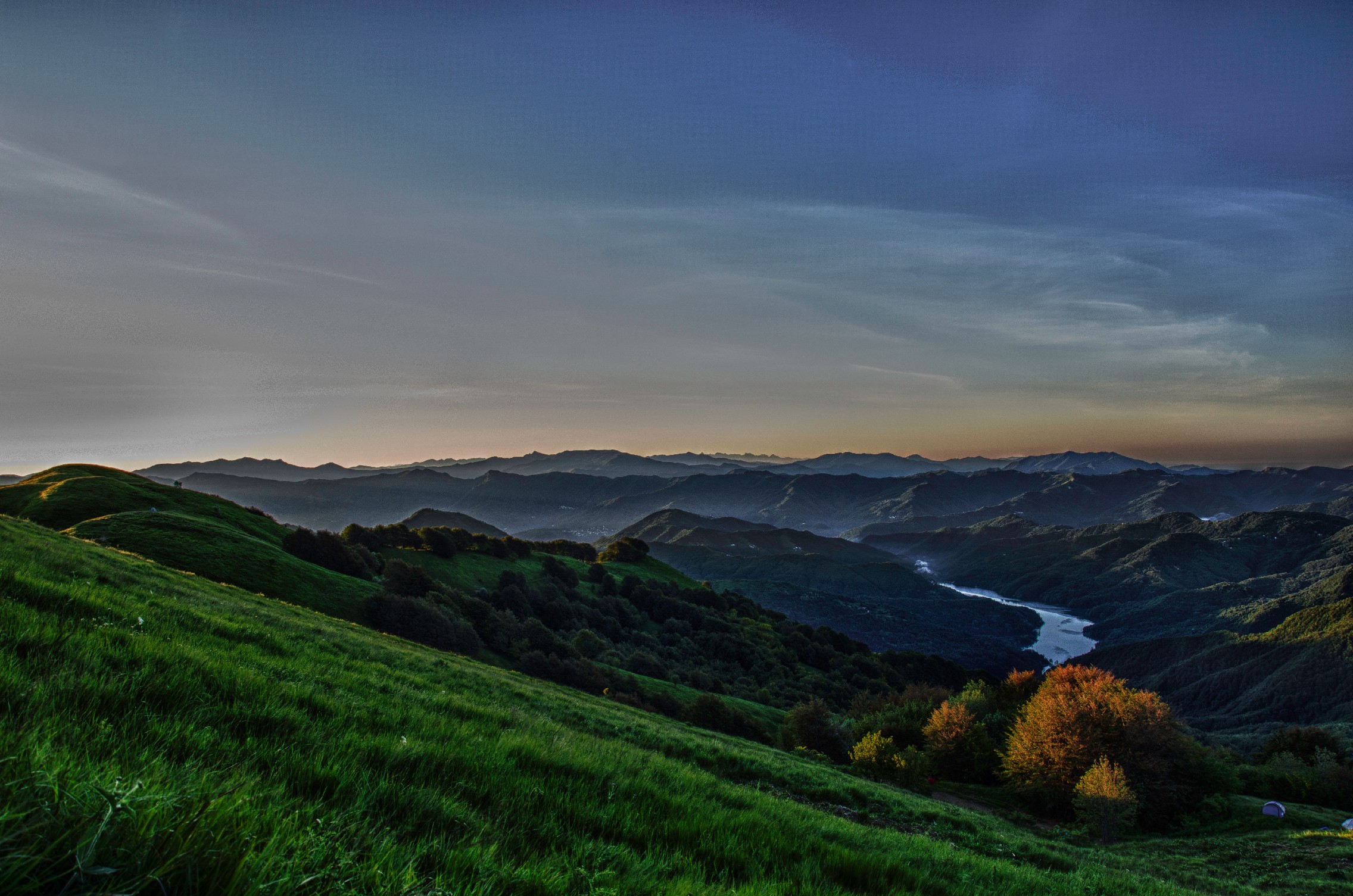 Sunrise from Monte Antola