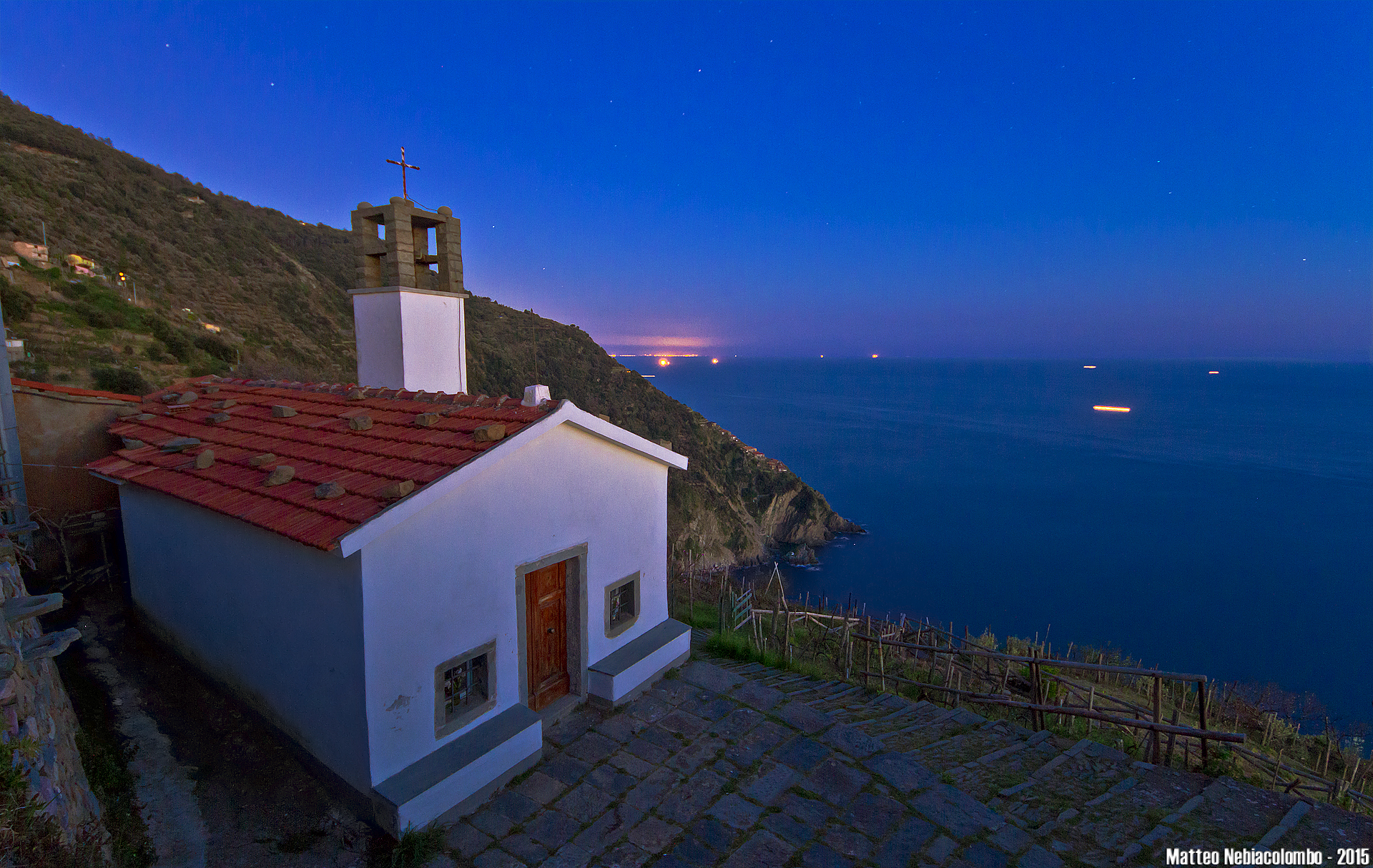 Blue hour in Fossola