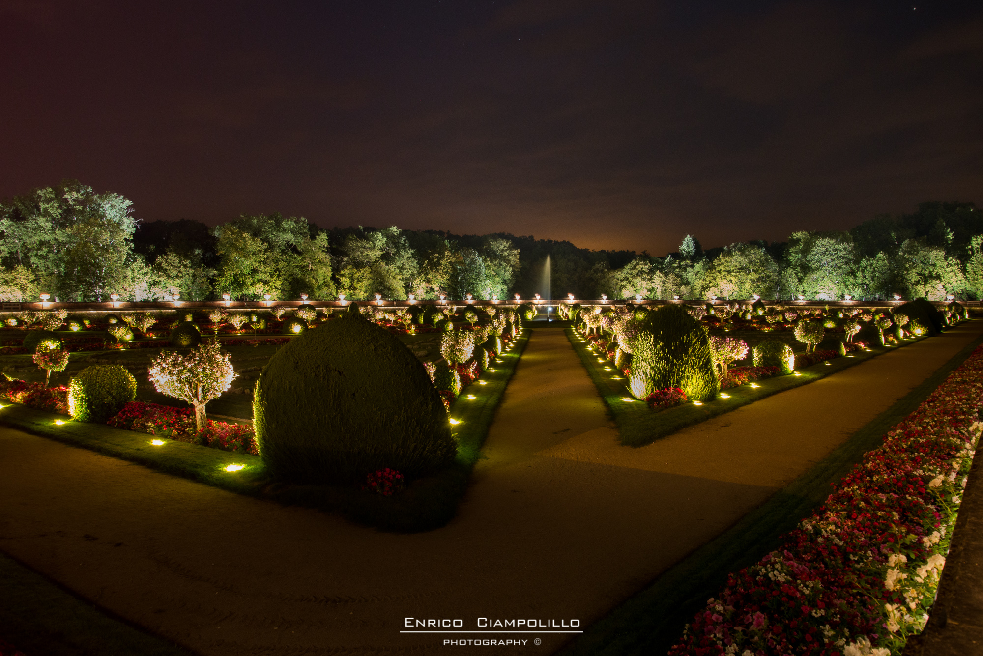 The Gardens of the Castle of Chenonceau - Loire