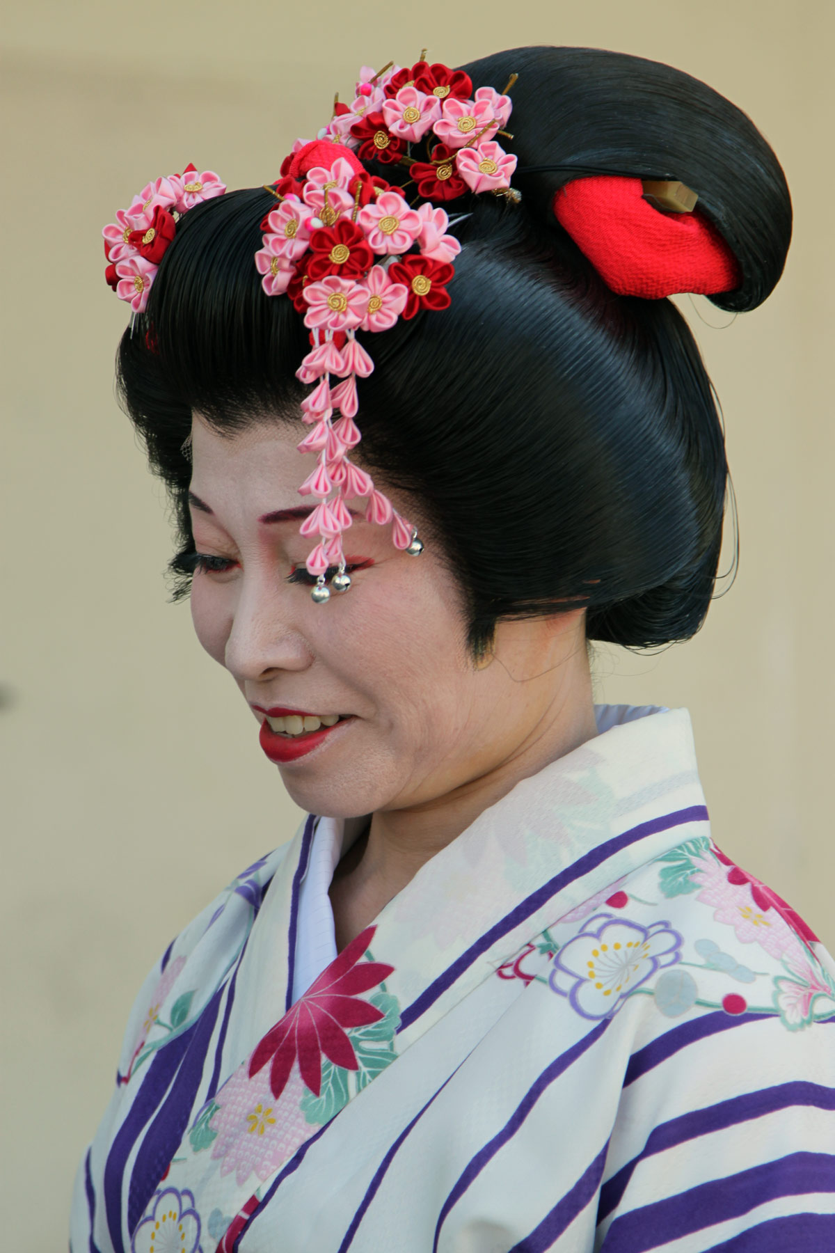 Geisha at the festival of the East in Naples