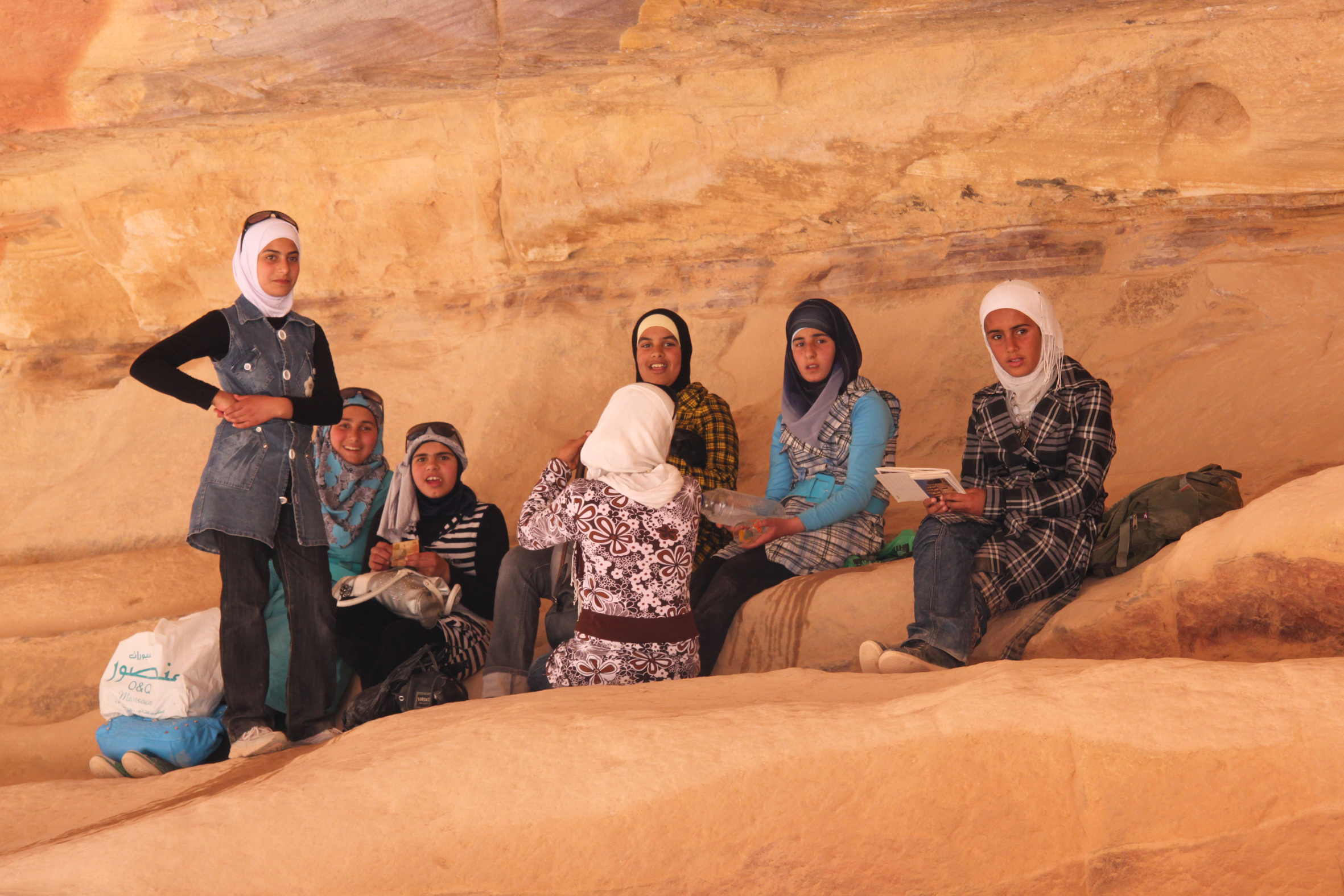 between past and future in Petra