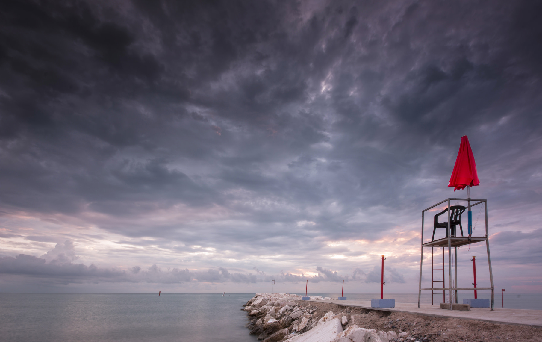 Coast of Roseto degli Abruzzi