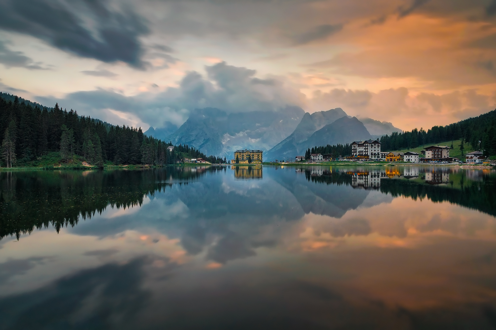 Sunset in Misurina