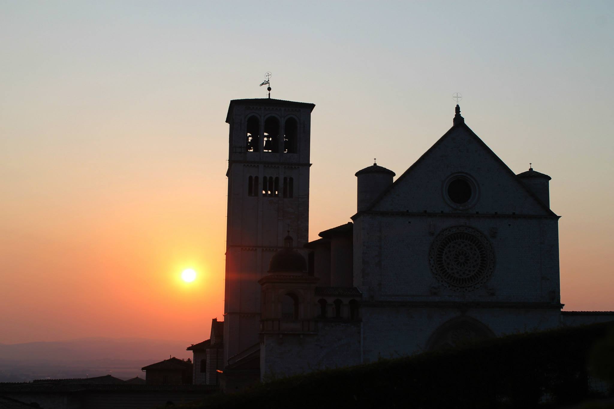 Sunset on the basilica