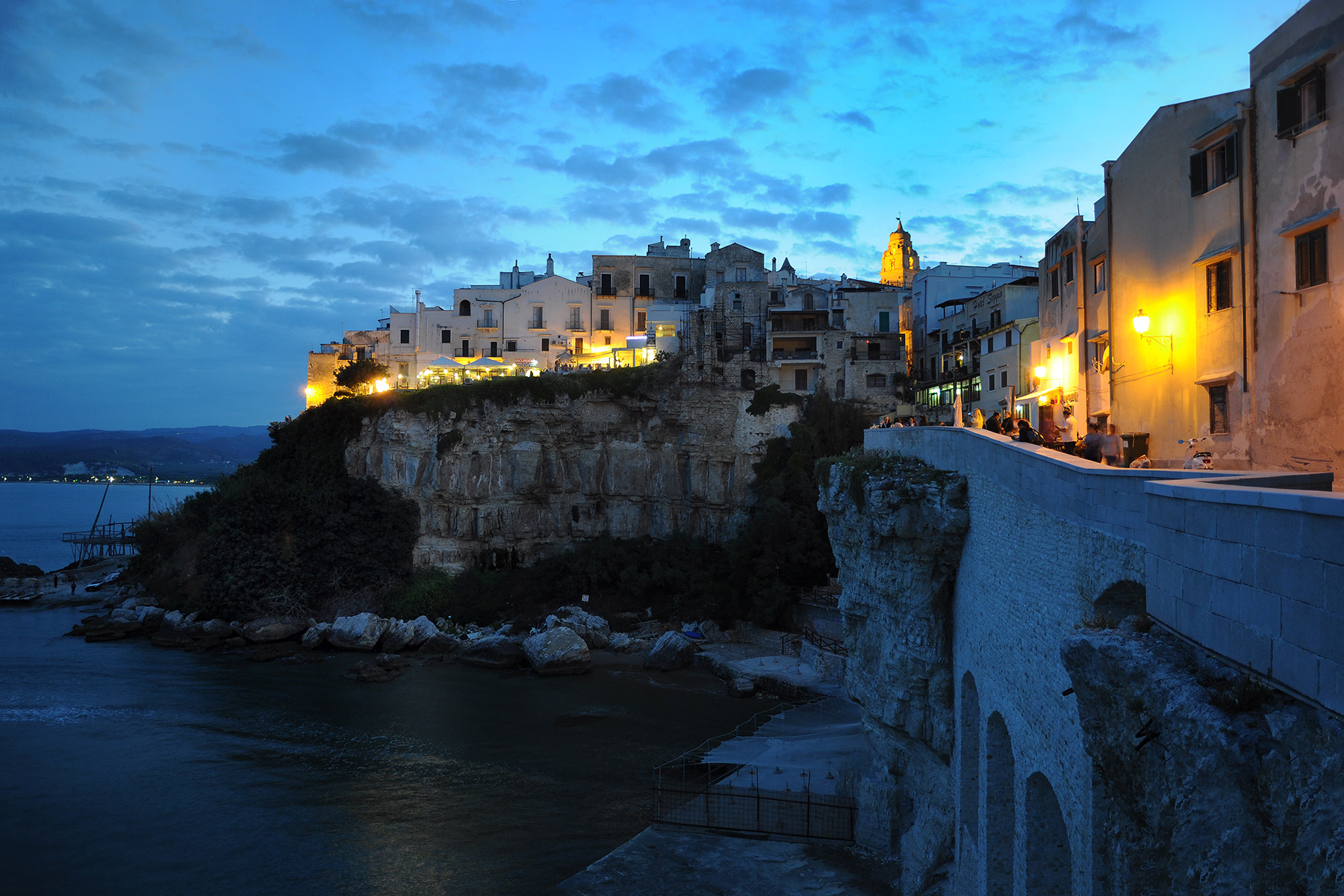 Blue hour in Vieste
