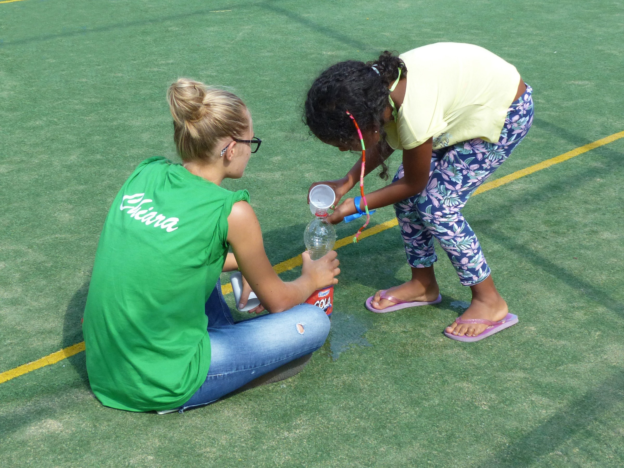 Ti riempio la bottiglia !