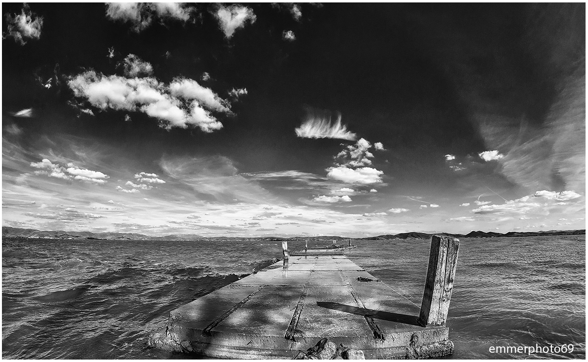 The pier on the lake
