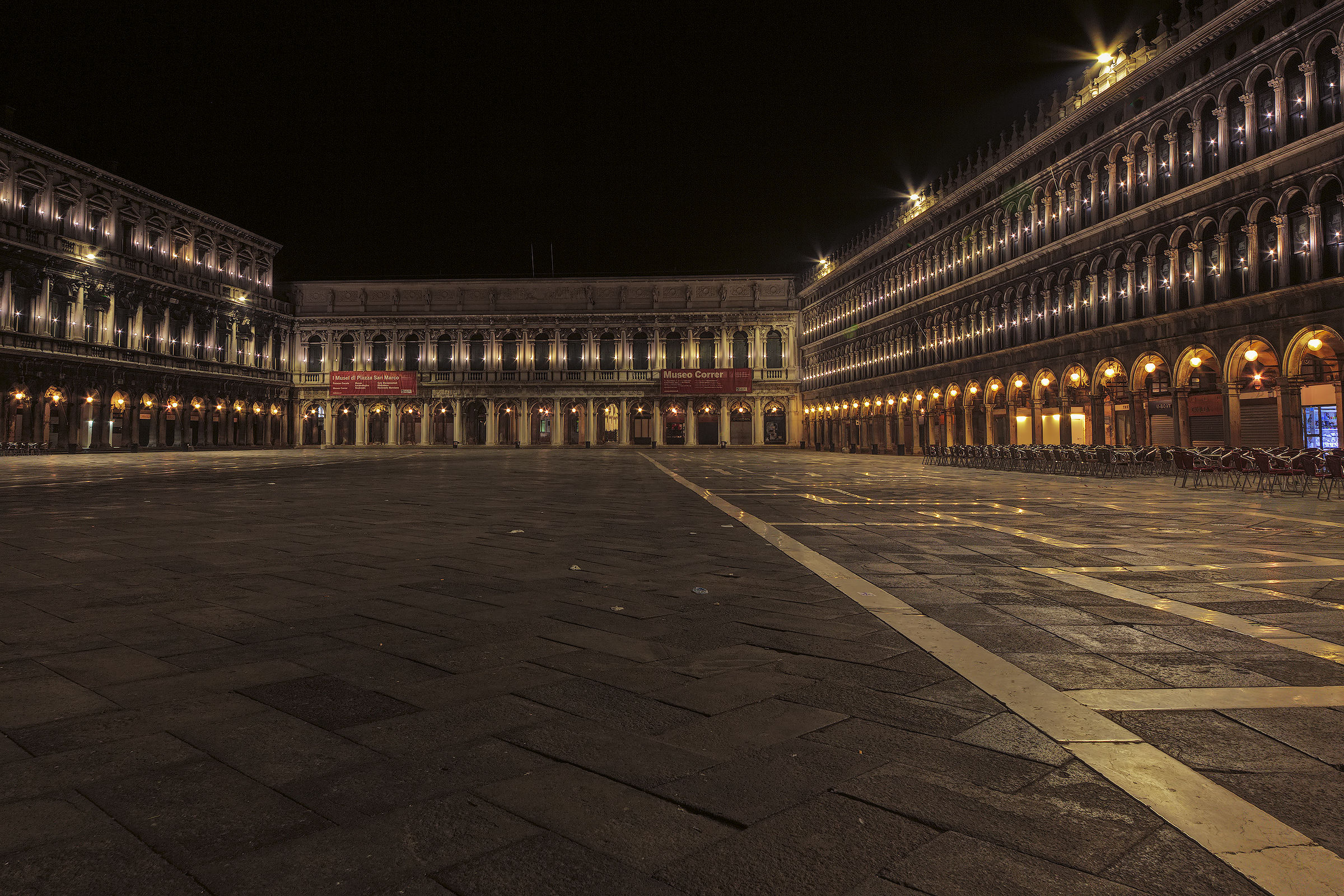 Piazza San Marco oddly empty