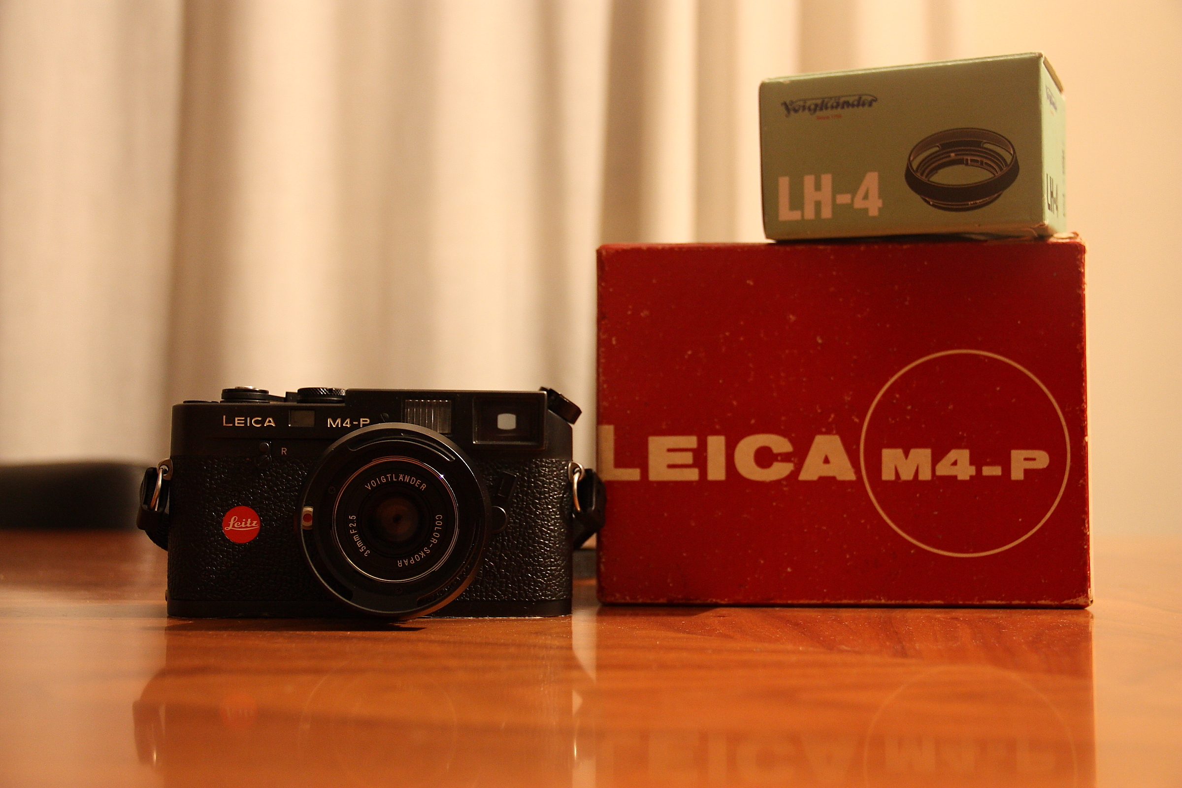 leica m4-p con voigtlander 35mm f2.5