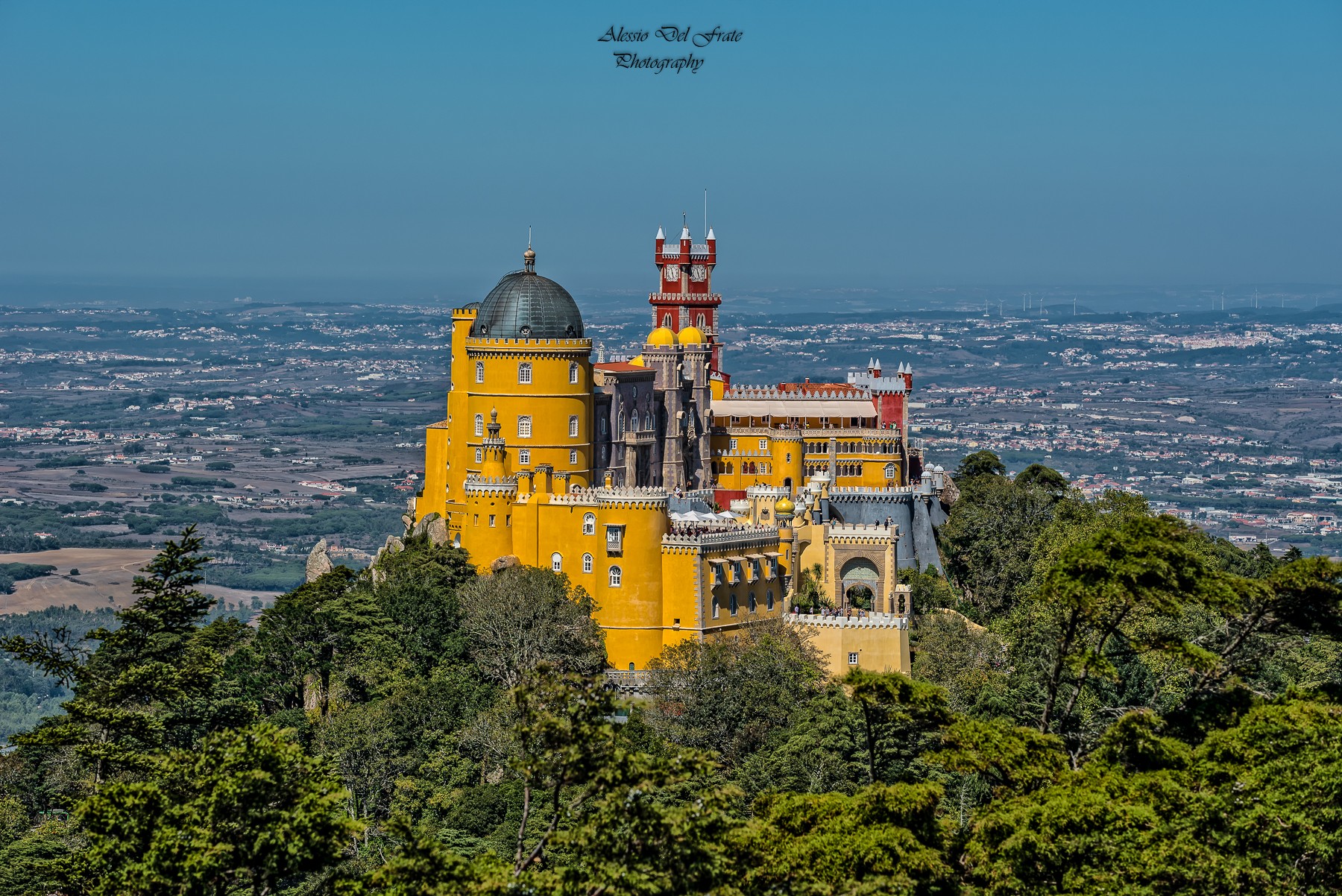 Looking at the Palais de la Pena