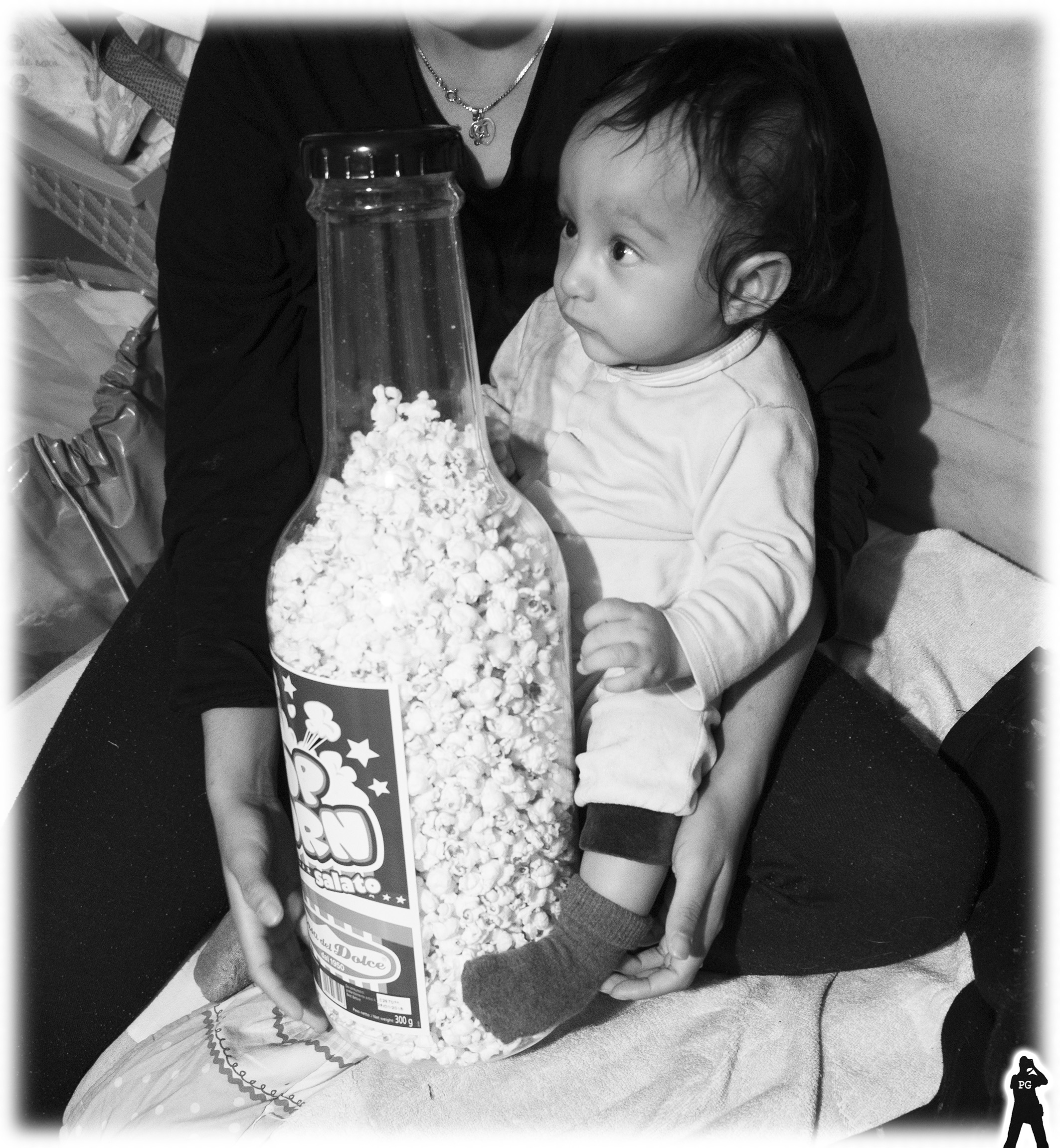 Tonight cartons and popcorn ...