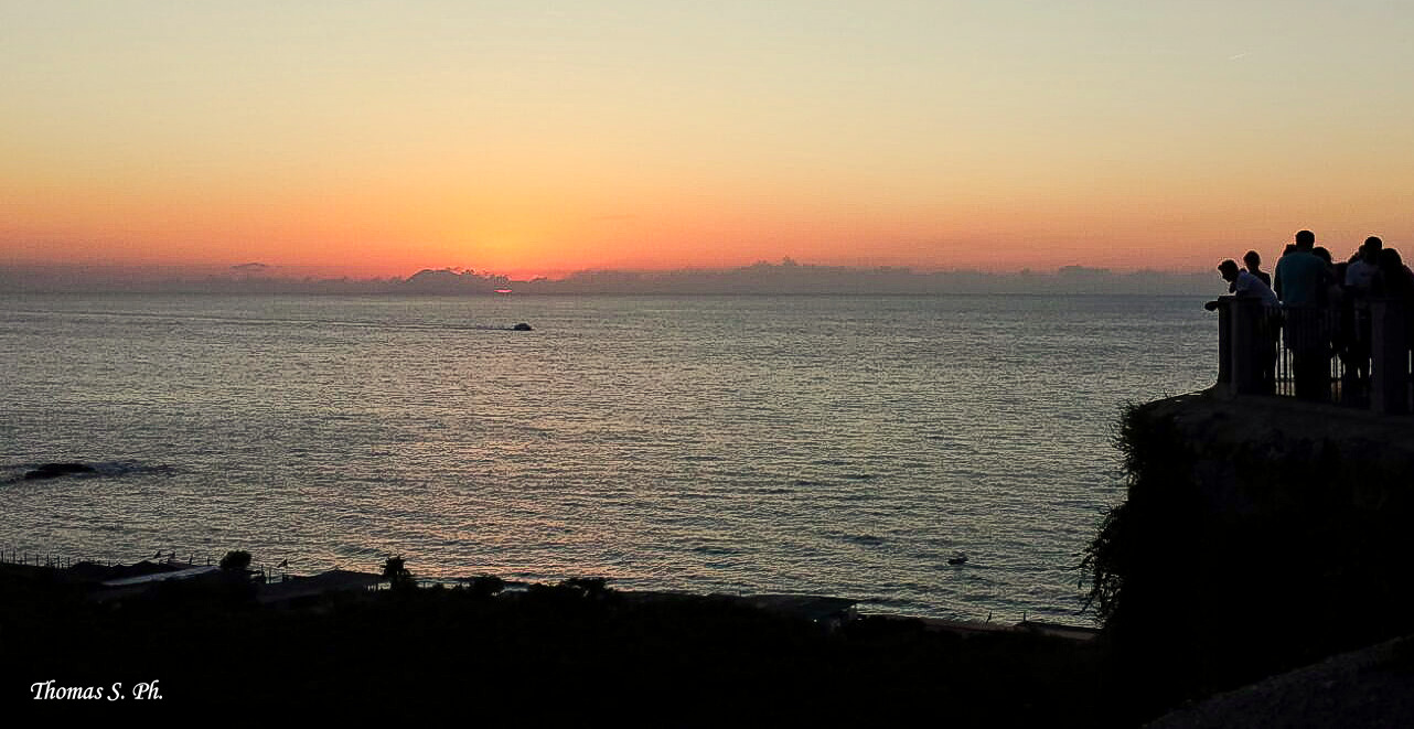 Sunset in Tropea, August 2015
