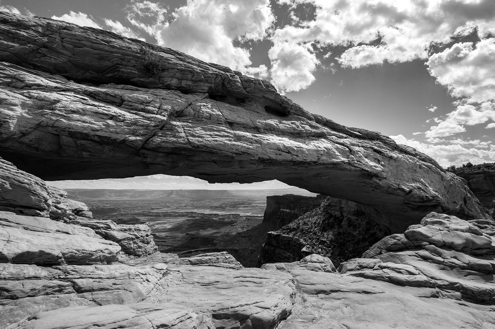 Mesa Arch in bw