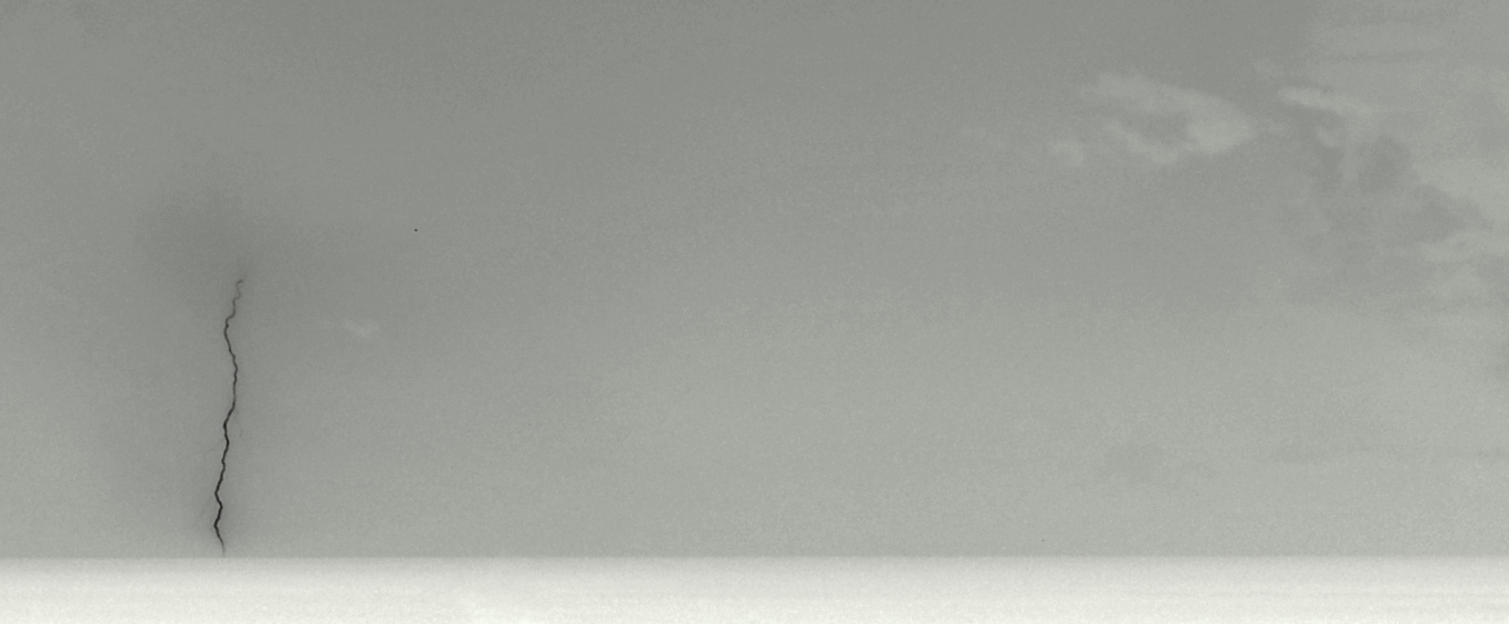 A crack in the sky ...