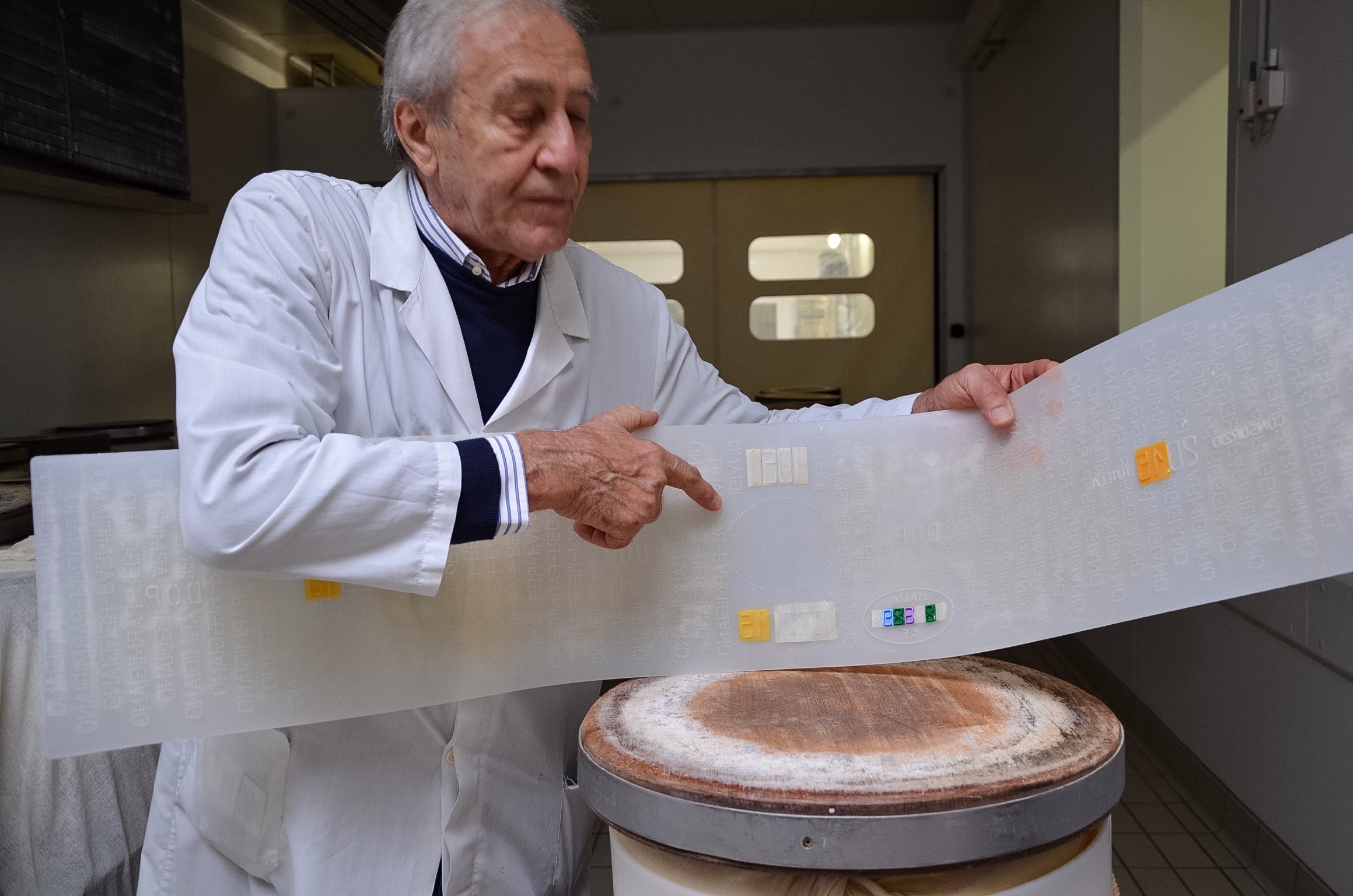 Processing of Parmigiano Reggiano