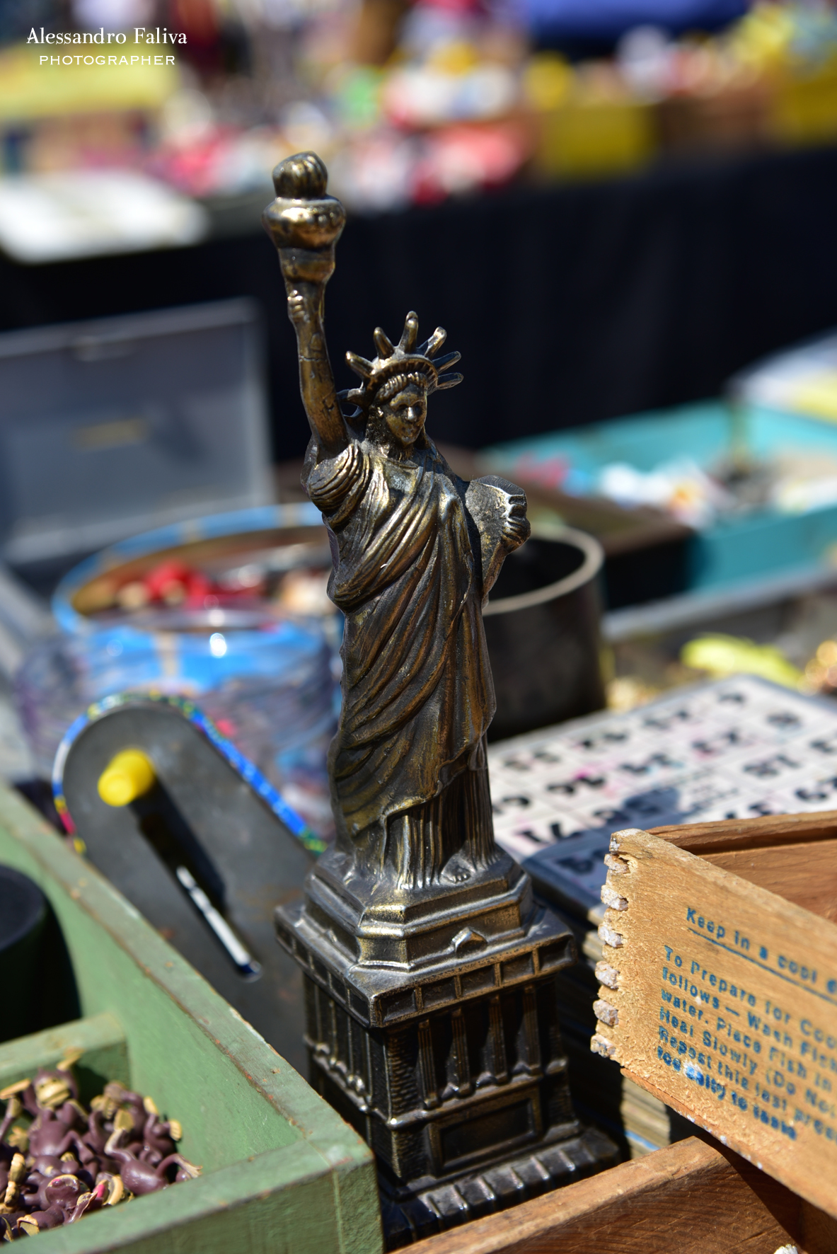 New York, Brooklyn flea market