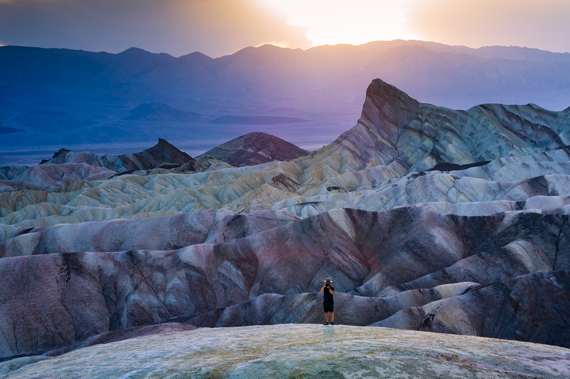Tramonto a Zabriskie Point