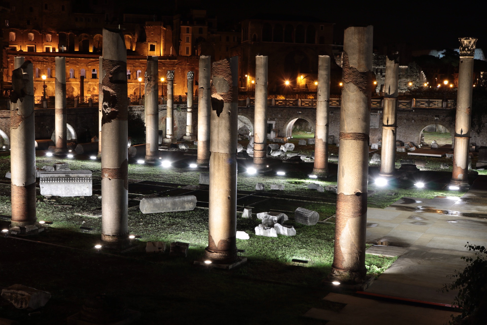 Il giardino del tempo (originale) . Foro Traiano .