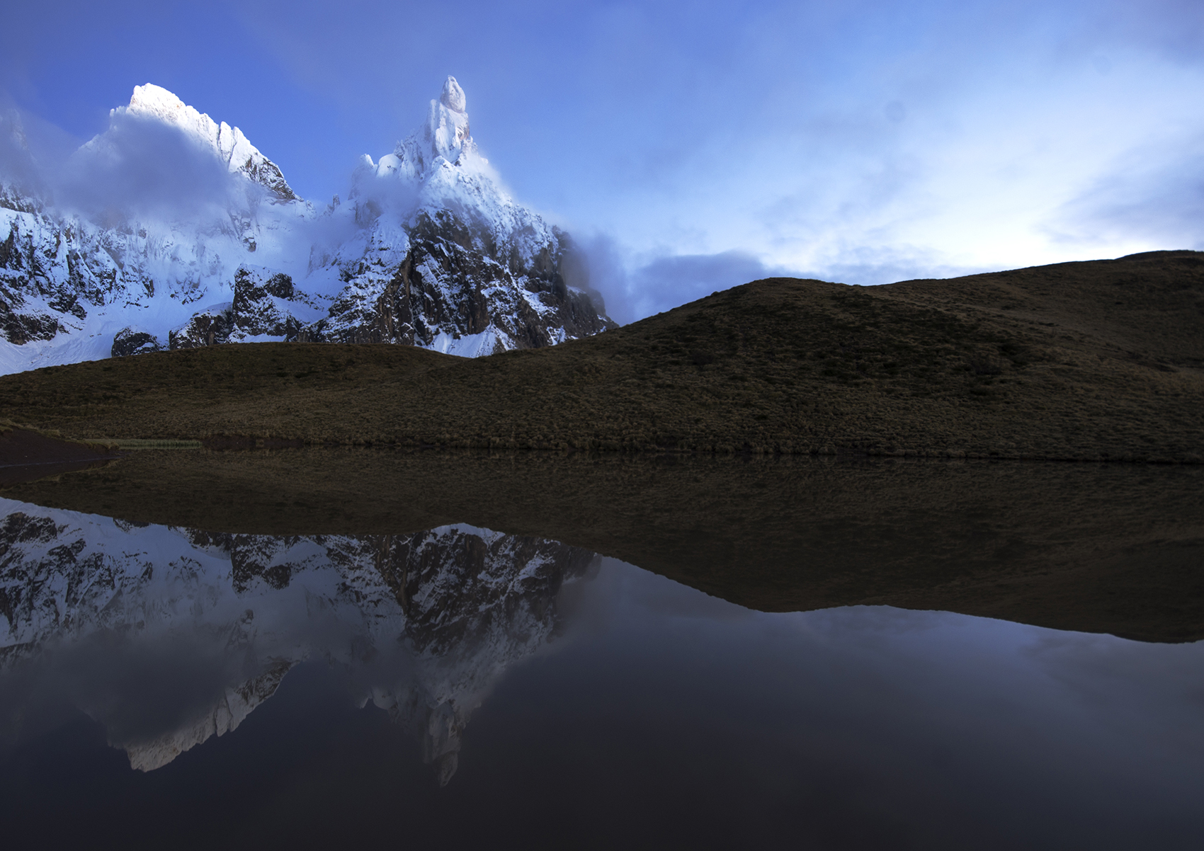 prima neve sulle Pale di San Martino
