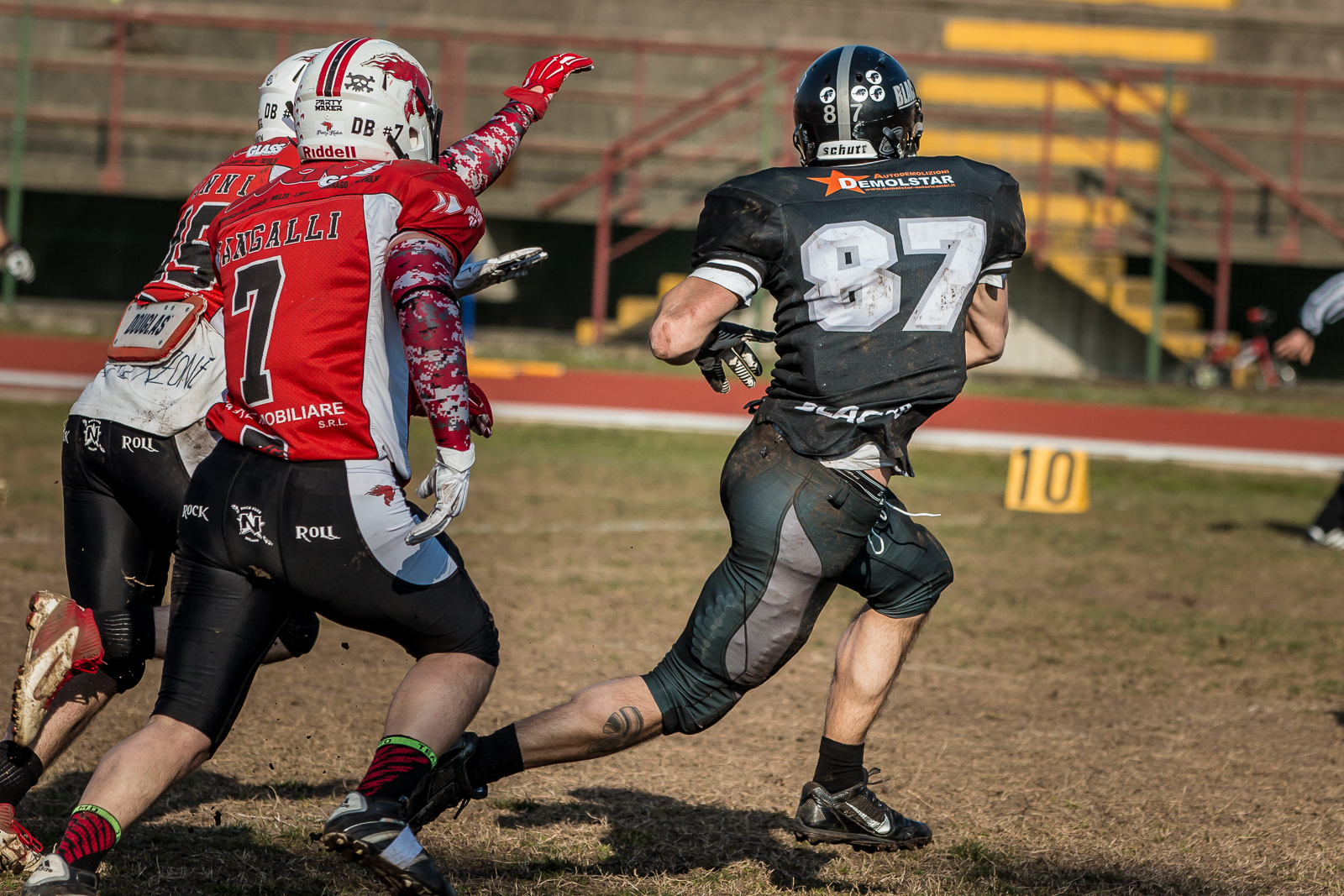 Football - running a tight angle!