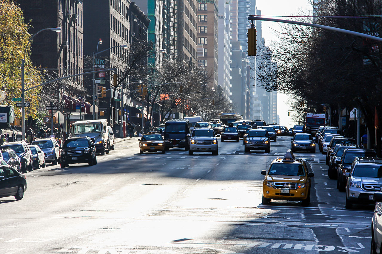 street in New York in 2009