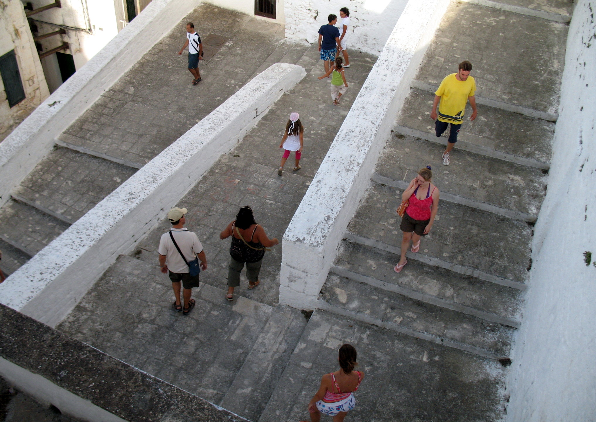 Ostuni: up and down the ancient stairway