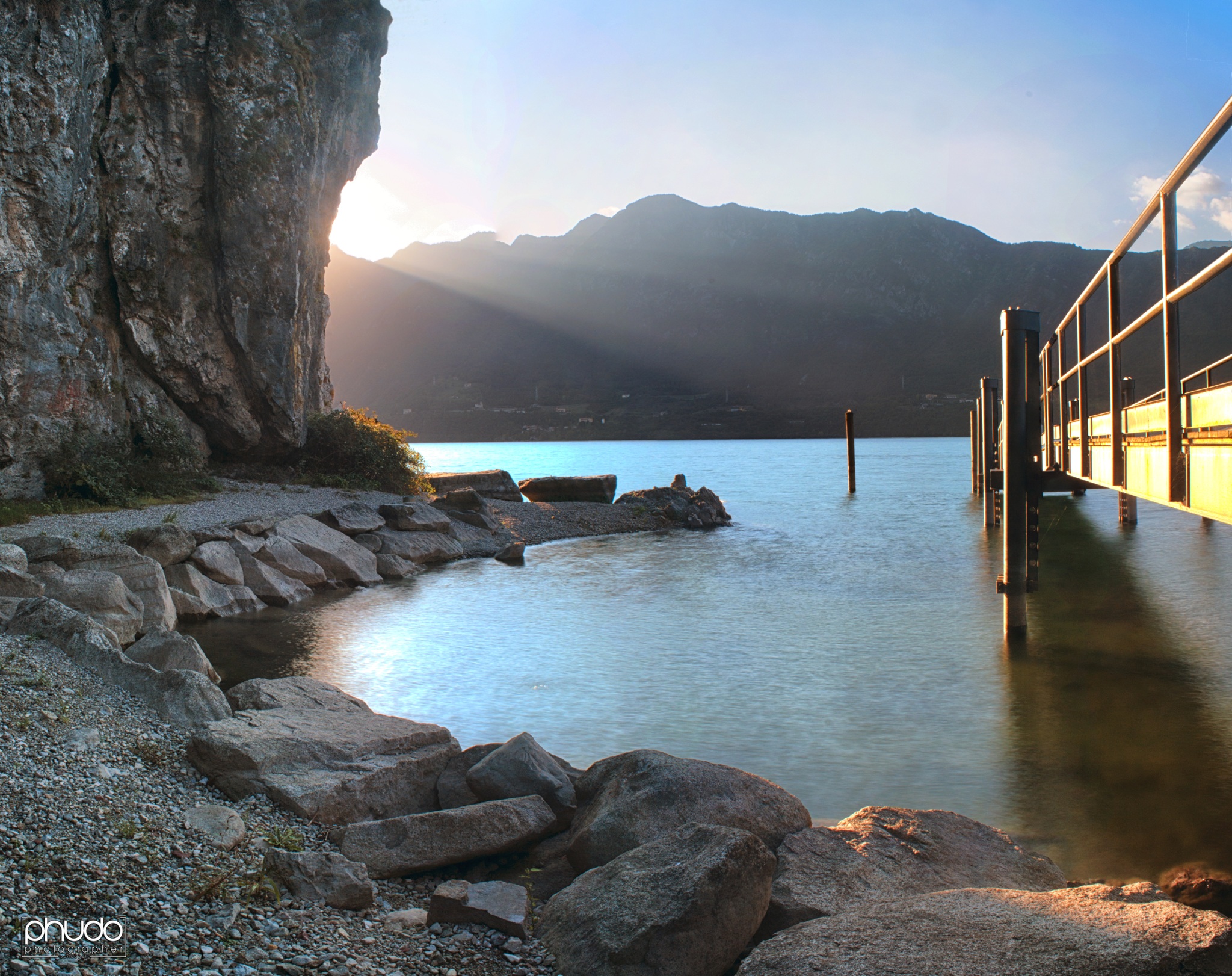 Lights on Lake Idro