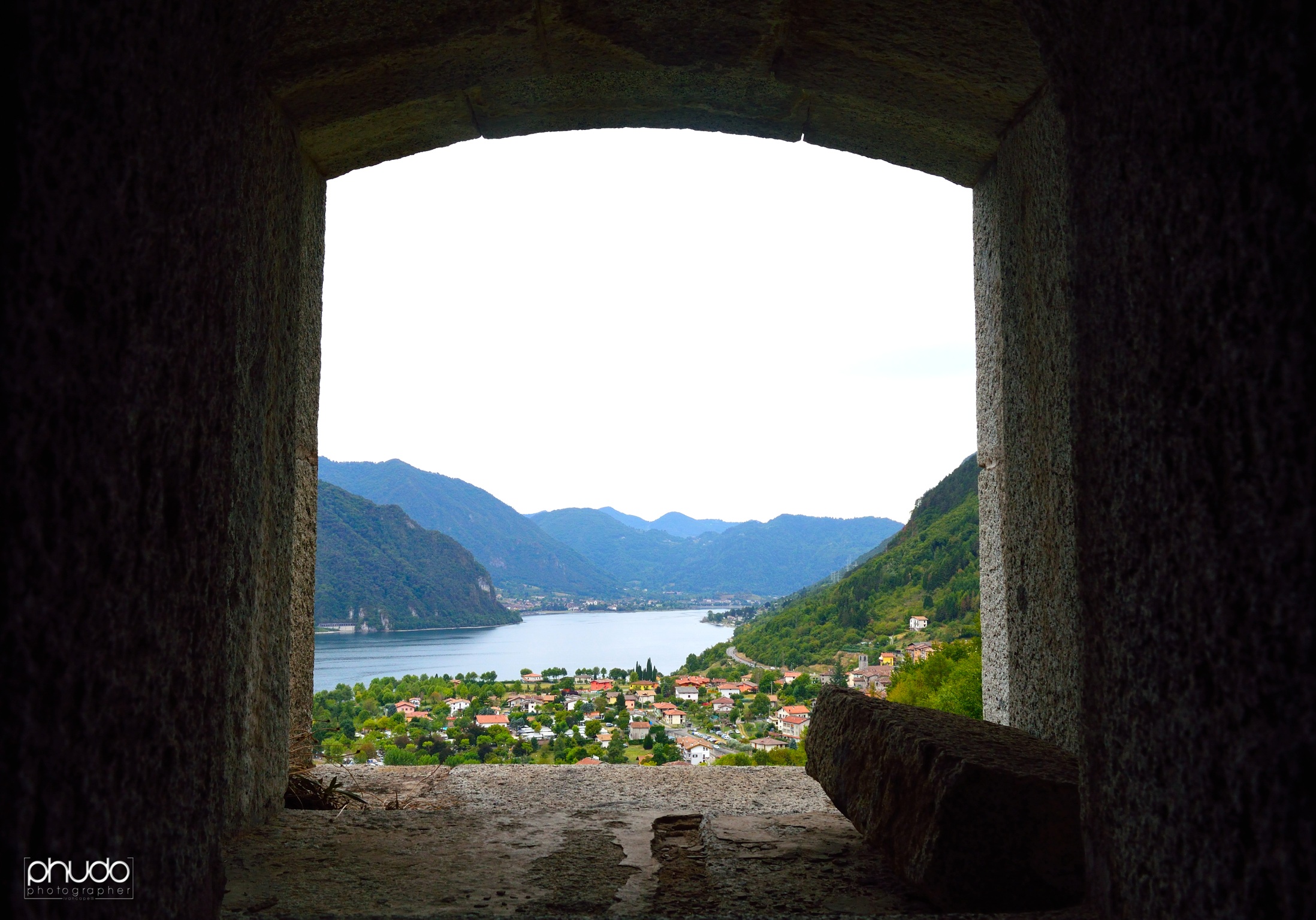 Lake Idro from Rocca d'Anfo
