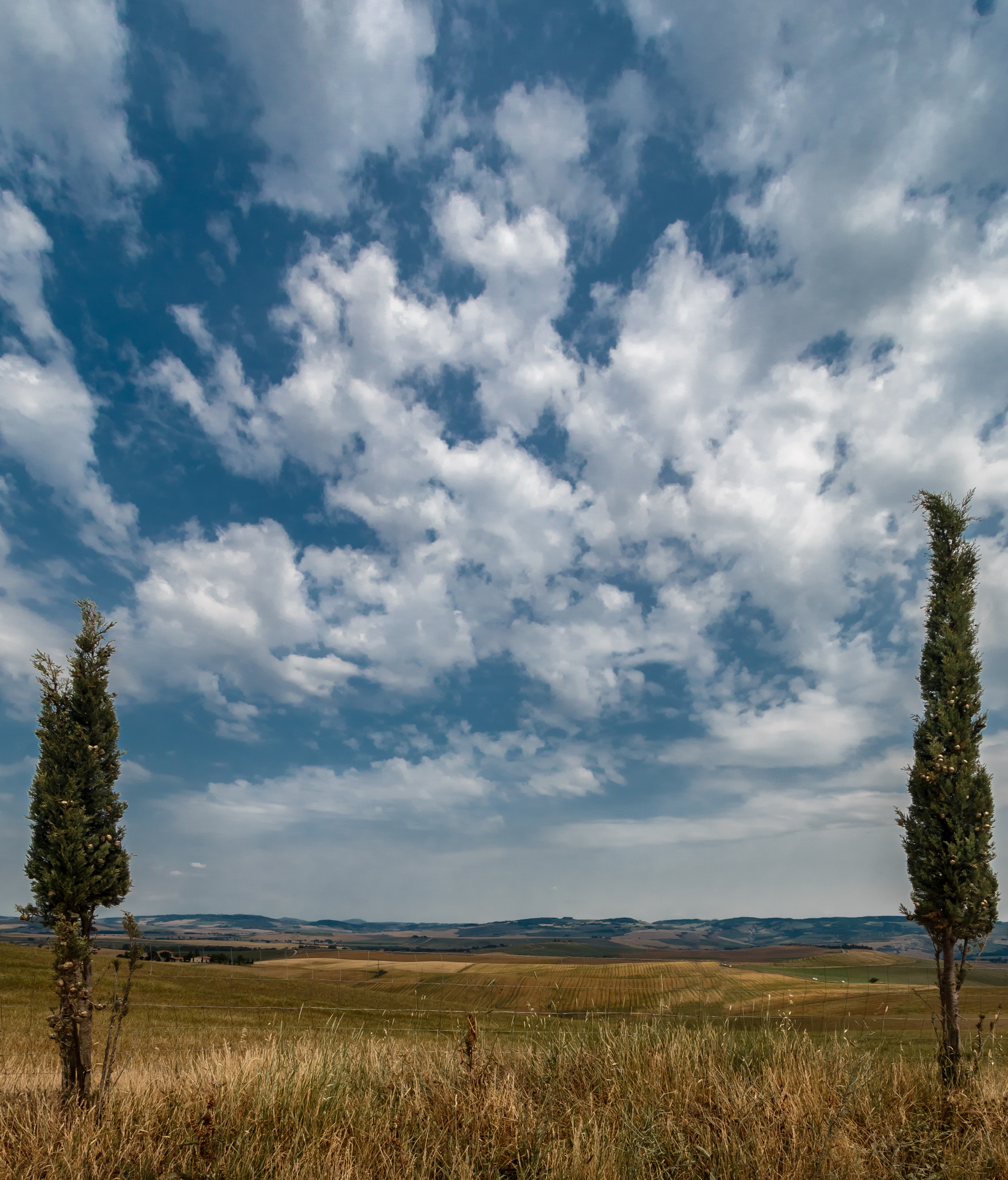 cartolina dalla val d'orcia