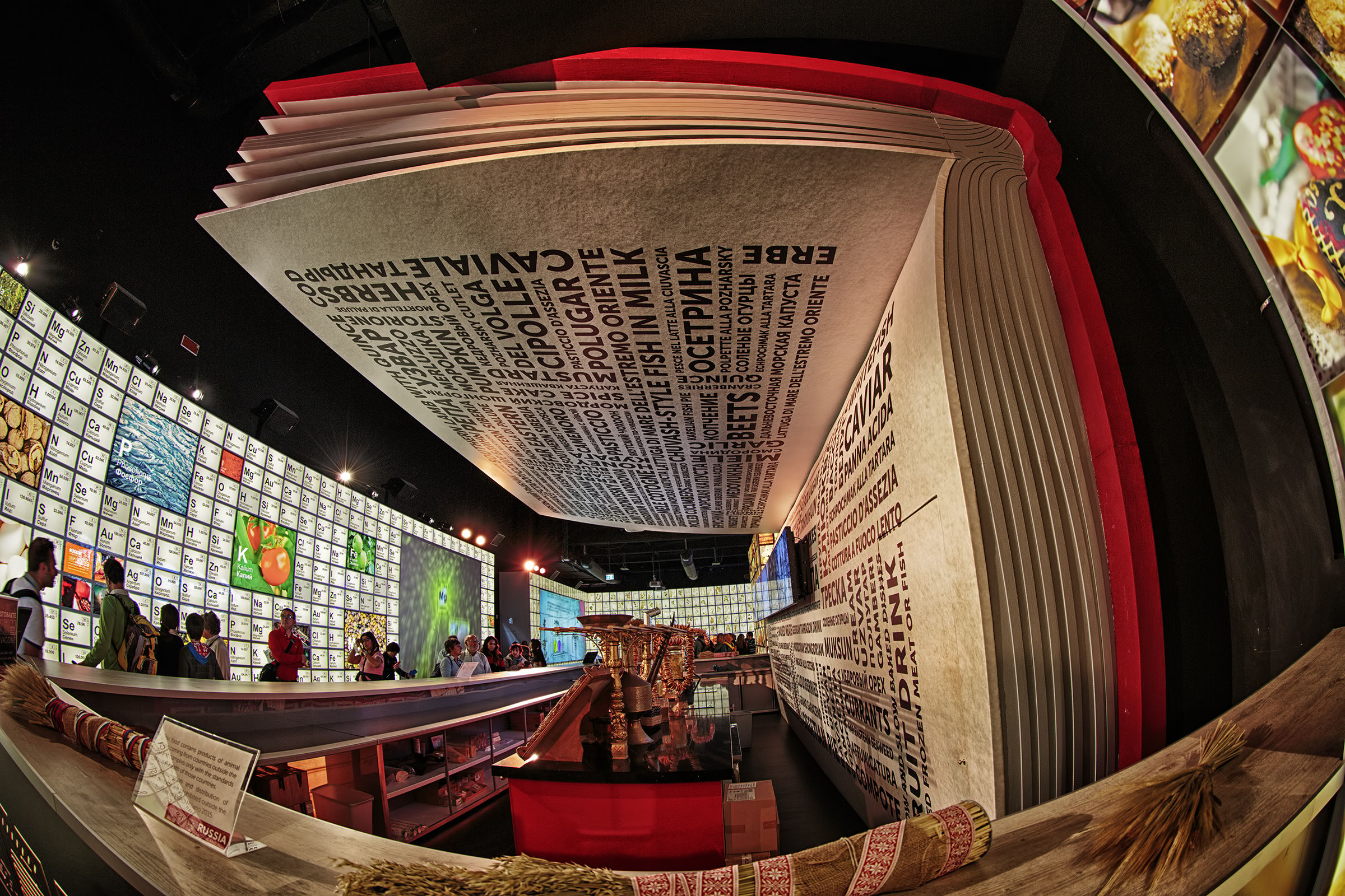 Russia stands Expo2015